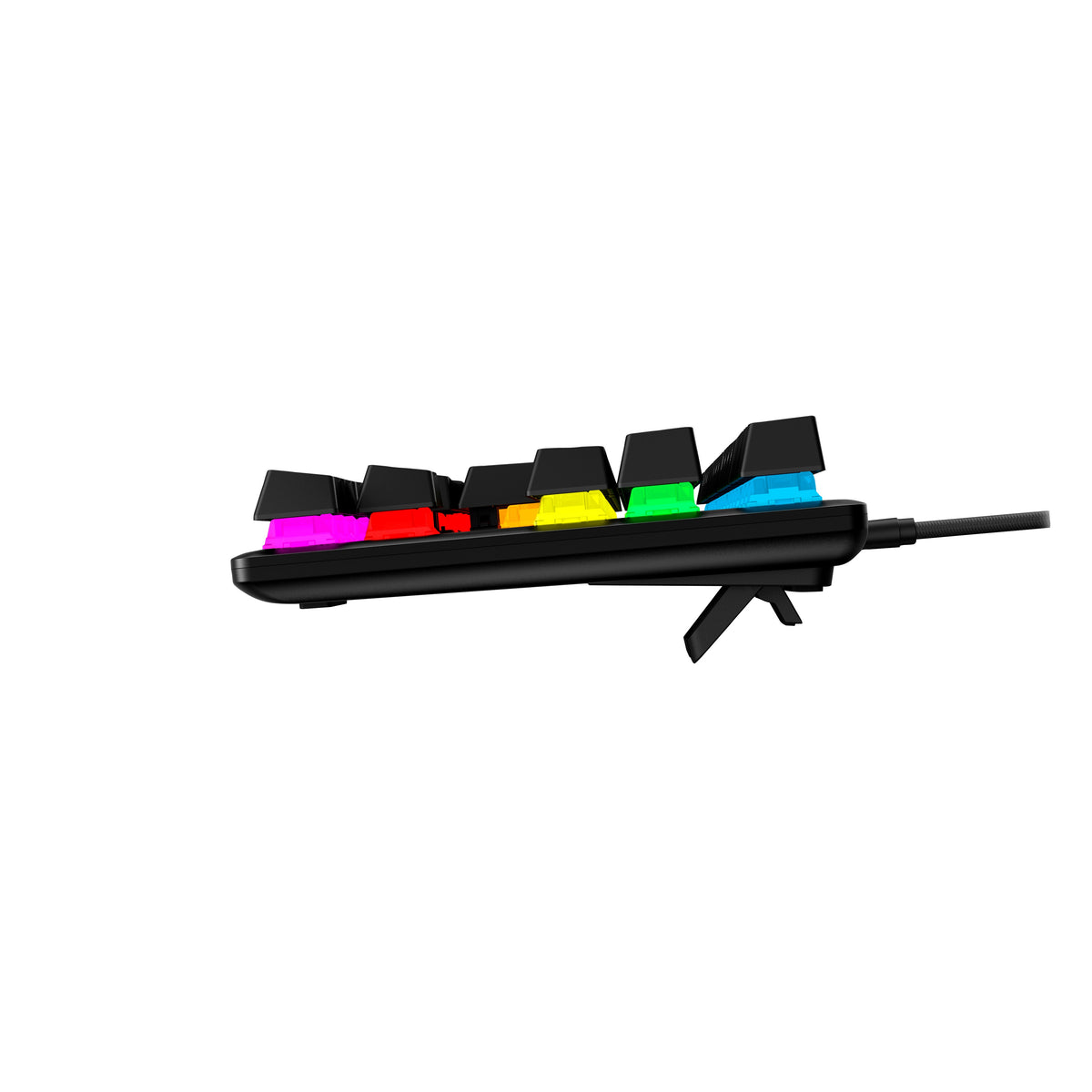 HyperX Alloy Origins Core PBT HX Rot – Mechanische Gaming - Tenkeyless (80 - 87 %) - Kabelgebunden - USB - Mechanischer Switch - RGB - LED - Schwarz - Tastatur