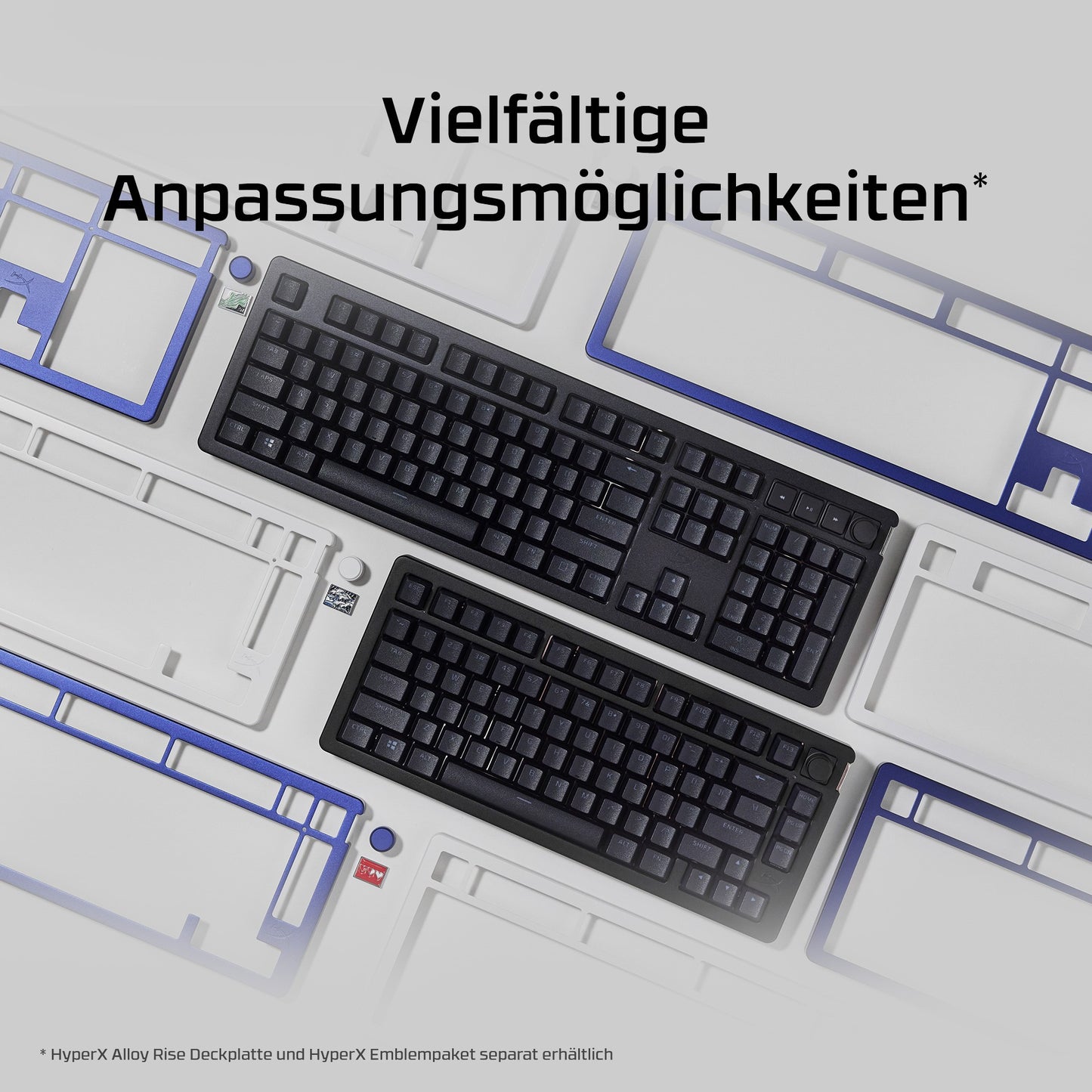 HyperX Alloy Rise 75 Gaming Tastatur - USB Typ C - Tastatur