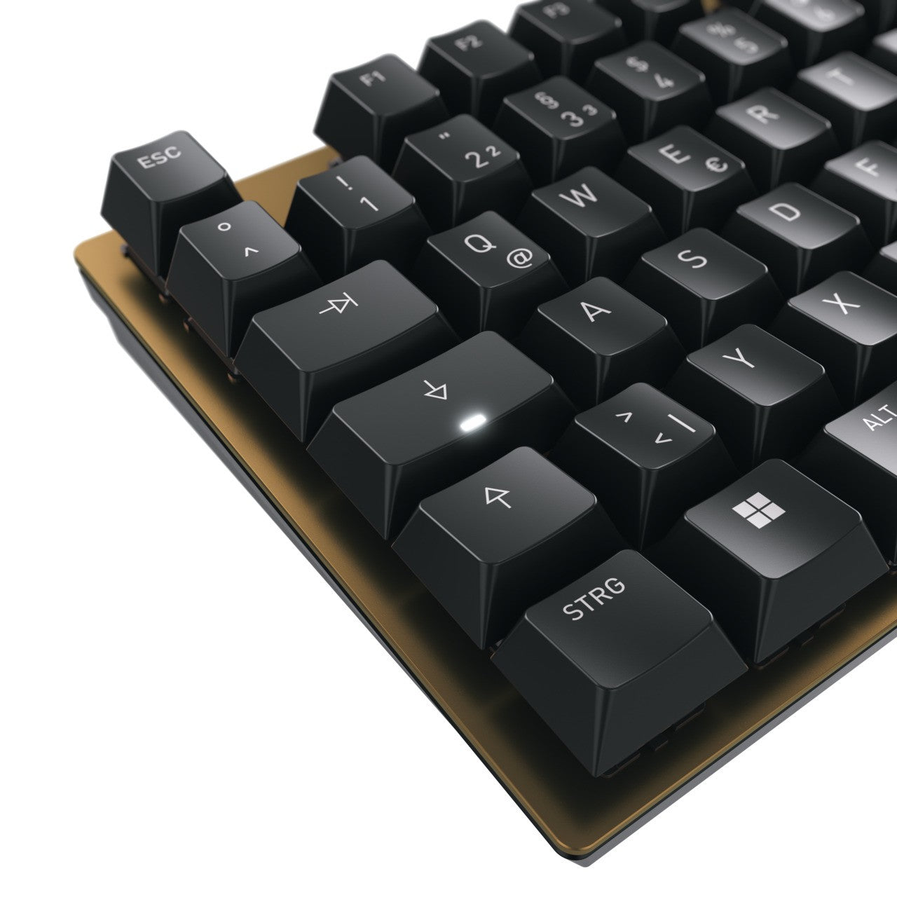 Cherry KC 200 MX - Volle Größe (100%) - Kabelgebunden - USB - Mechanischer Switch - QWERTZ - Schwarz - Bronze - Tastatur