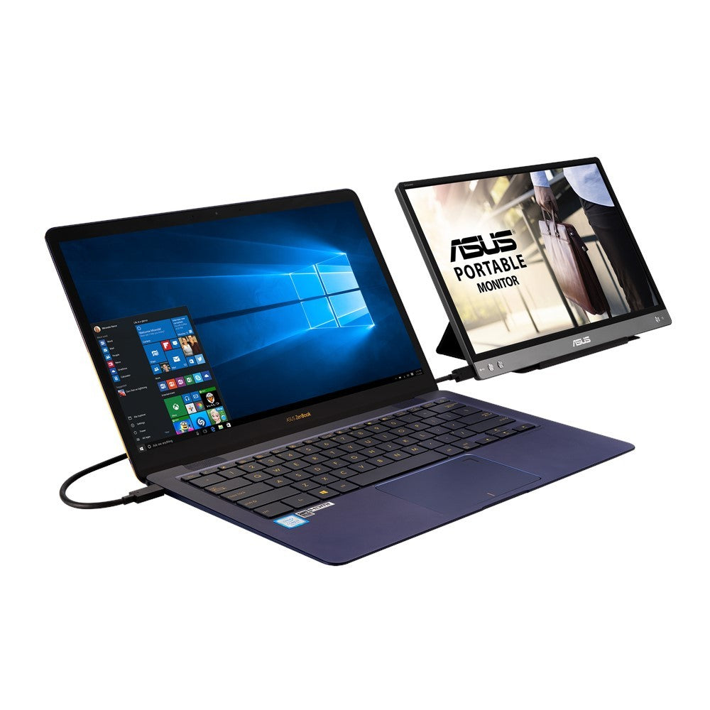 ASUS MB14AC - 35,6 cm (14 Zoll) - 1920 x 1080 Pixel - Full HD - LED - 5 ms - Grau - Monitor