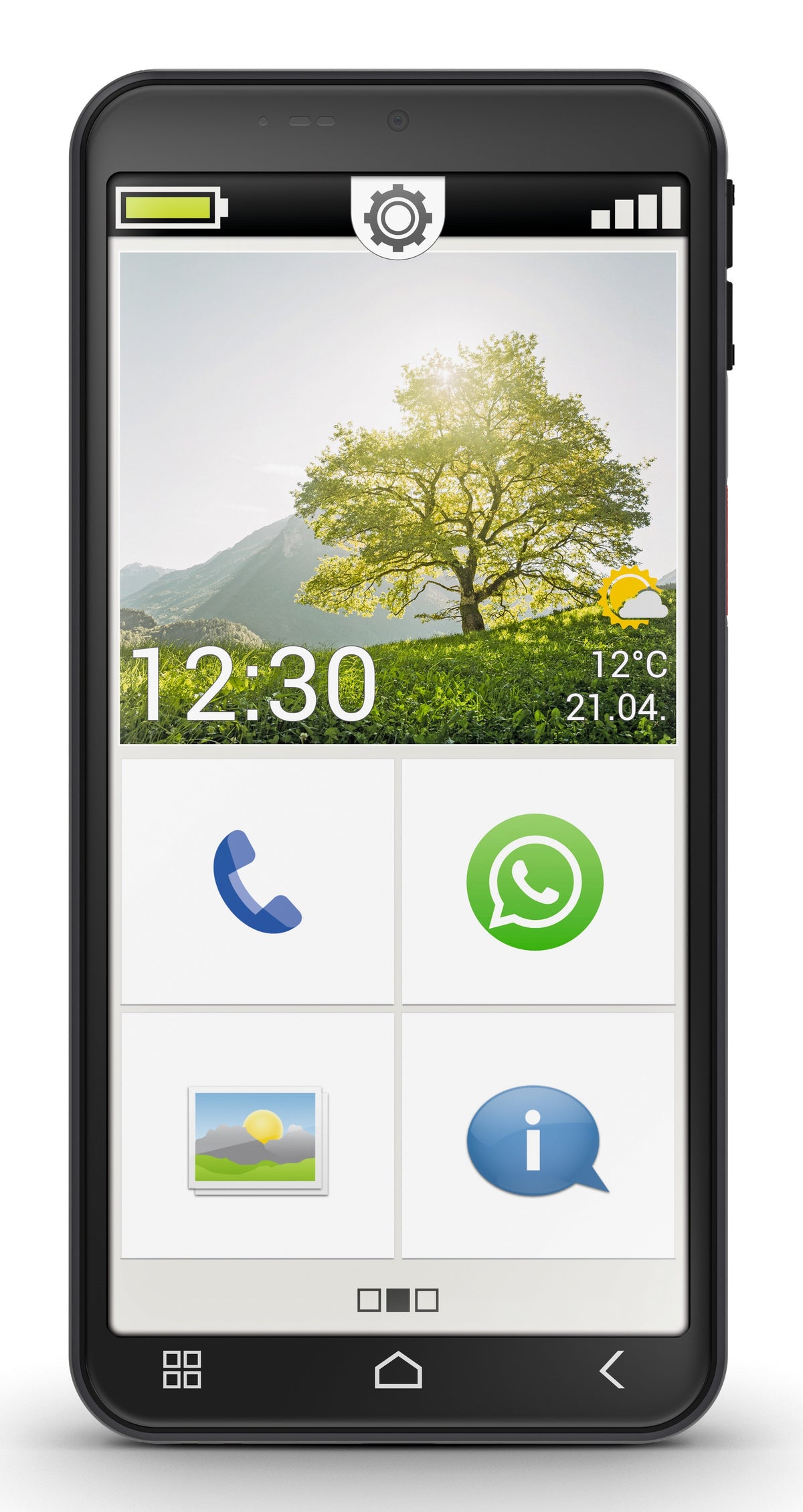 Emporia SMART.7 mini black - 128 GB - Mobiltelefon