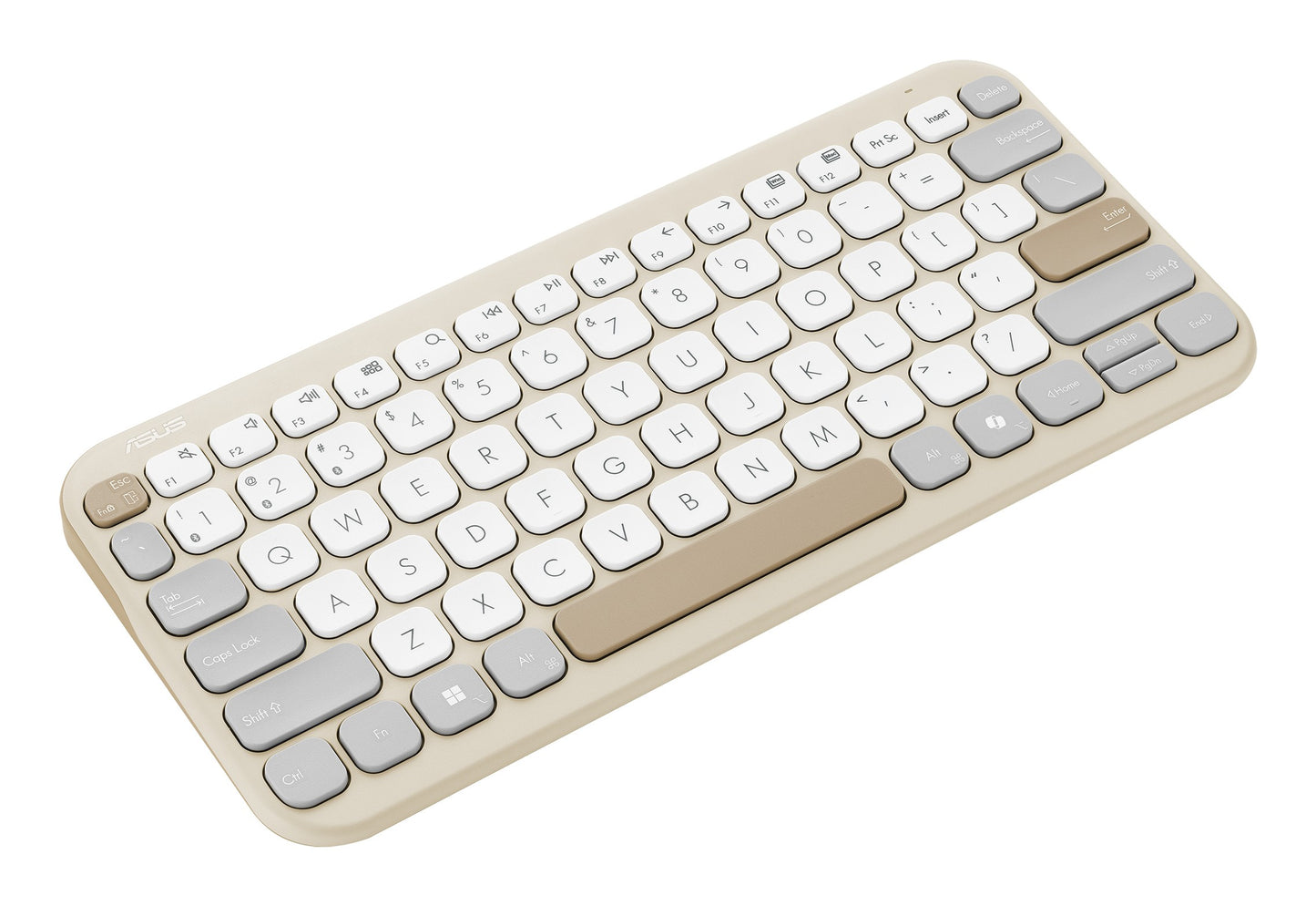 ASUS Marshmallow Tastatur Kw100 beige - 84 Tasten - Tastatur