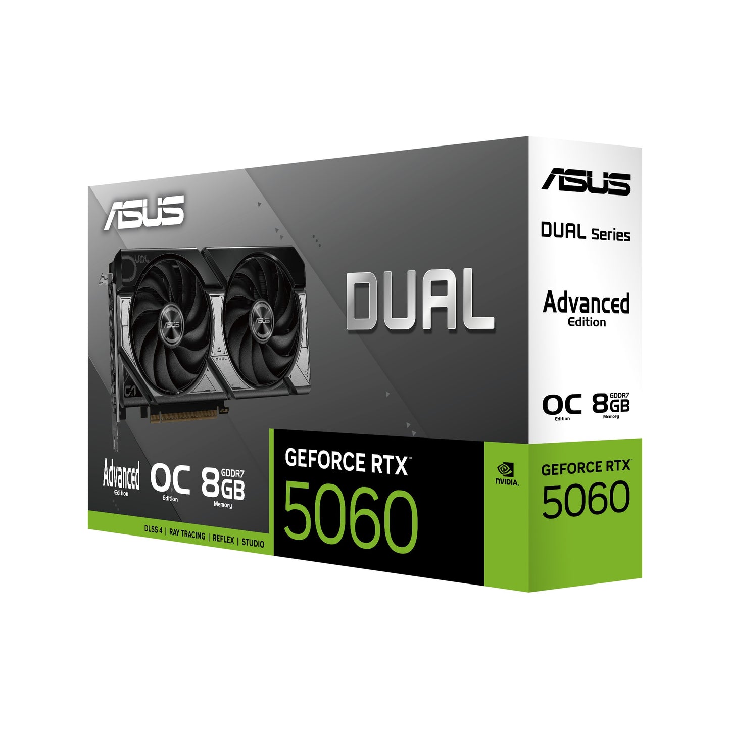 ASUS Dual GeForce RTX 5060 8GB GDDR7 OC Edition Advanced - Grafikkarte