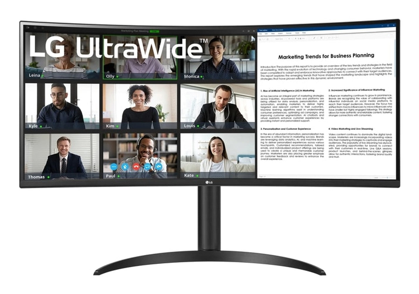 LG 34WR55QK - B Computerbildschirm 34" - 86,4 cm - Monitor