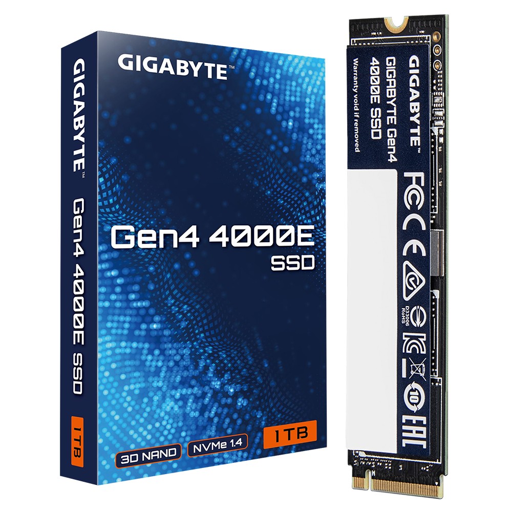 Gigabyte Gen4 4000E - 1 TB - intern - M.2 2280 - PCIe 4.0 x4 (NVMe) - SSD