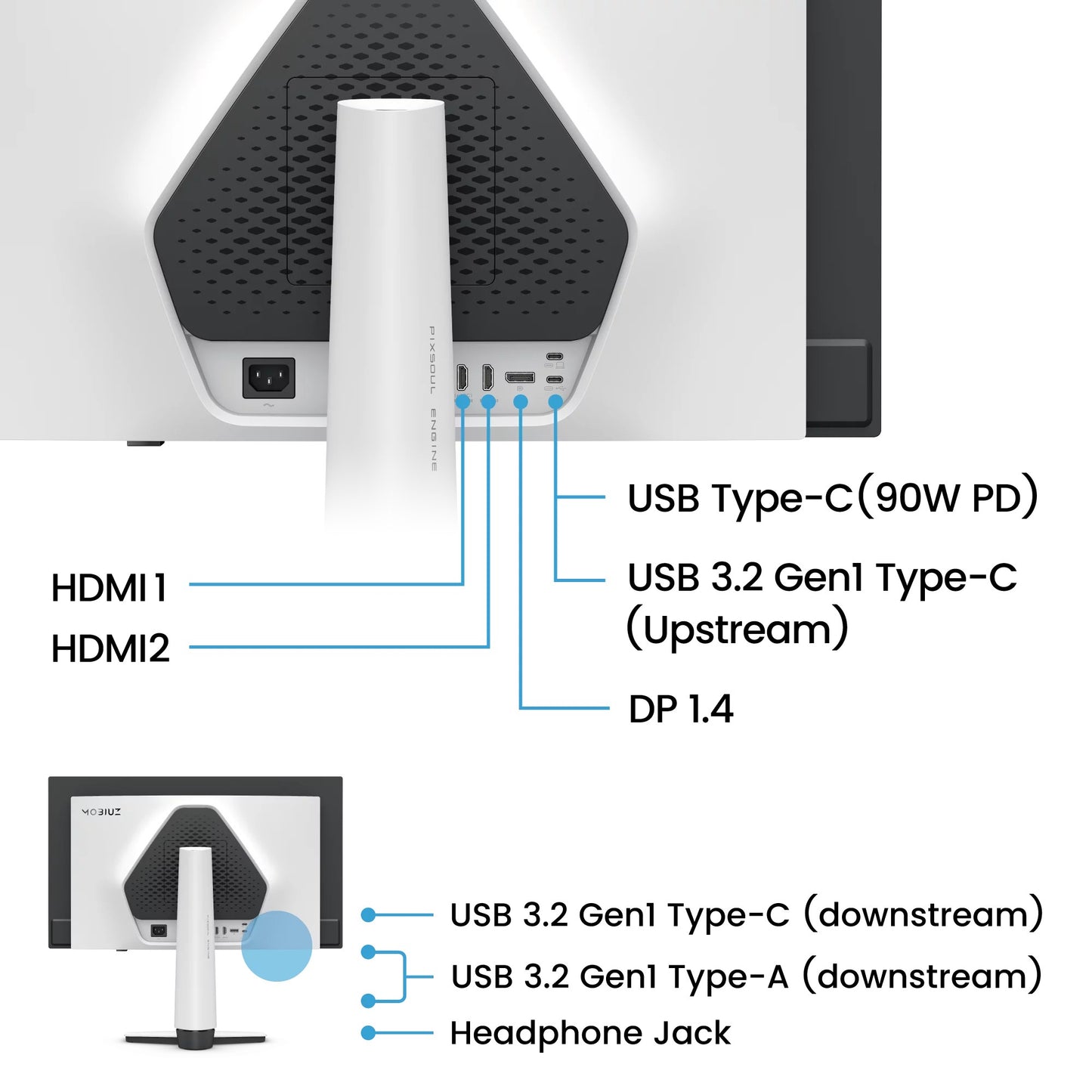 BenQ Mobiuz Ex271Uz 16 9 HDMI/USB - C/DP OLED - 67,3 cm - Monitor