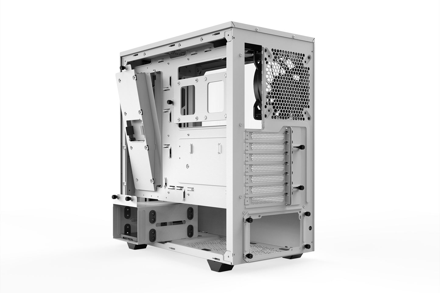 Be Quiet! Pure Base 500DX - Midi Tower - PC - Weiß - ATX - micro ATX - Mini - ATX - Acrylnitril - Butadien - Styrol (ABS) - Stahl - Gehärtetes Glas - Blau - Grün - Rot - Gehäuse