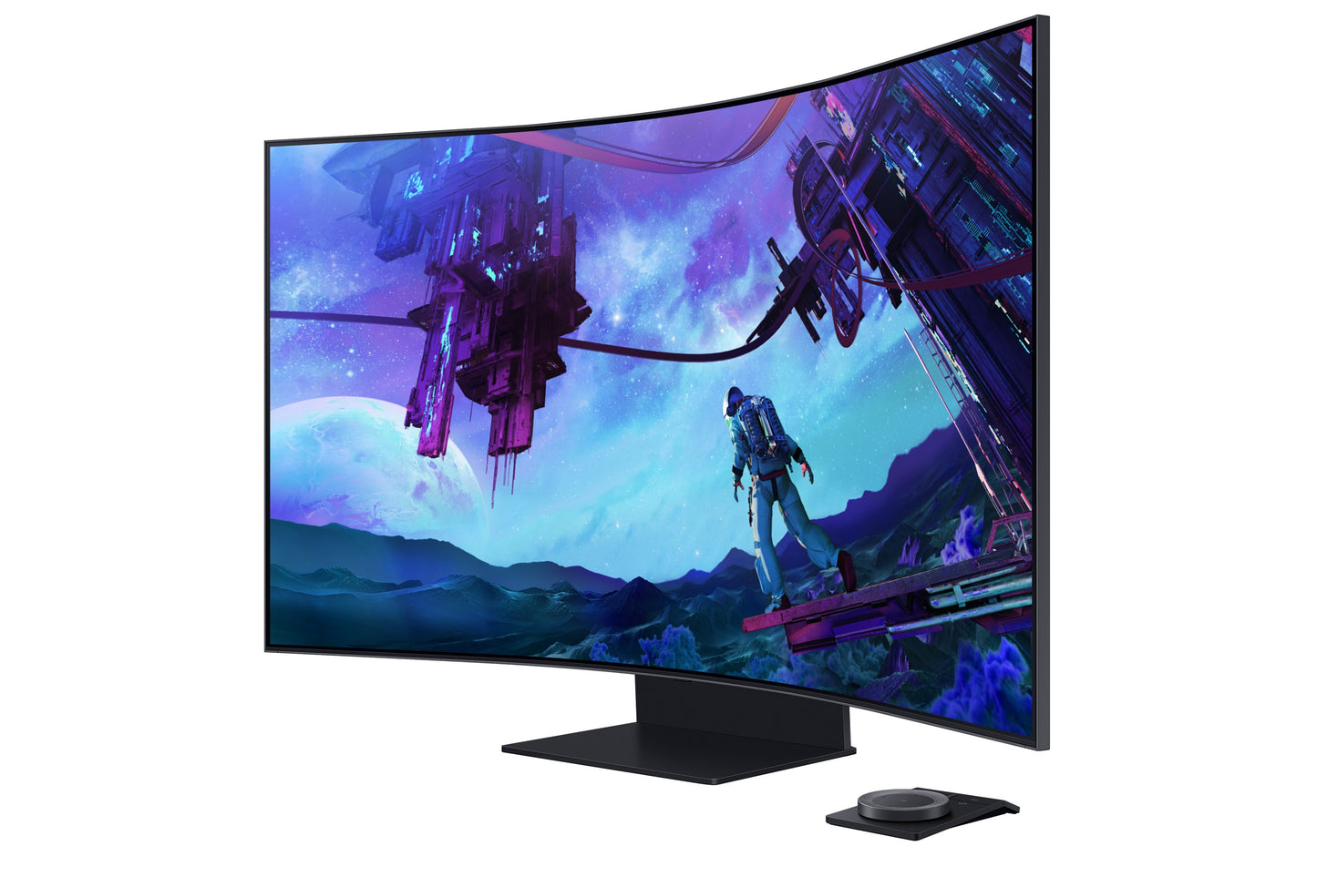 Samsung G97NC - 139,7 cm (55") - 3840 x 2160 Pixel - 4K Ultra HD - LED - 1 ms - Schwarz - Monitor