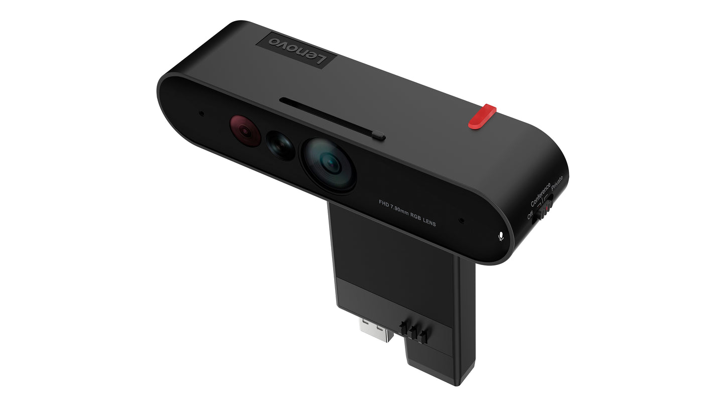 Lenovo ThinkVision MC60 (S) - 1920 x 1080 Pixel - Full HD - 30 fps - 1080p - M - JPEG - 65° - Webcam