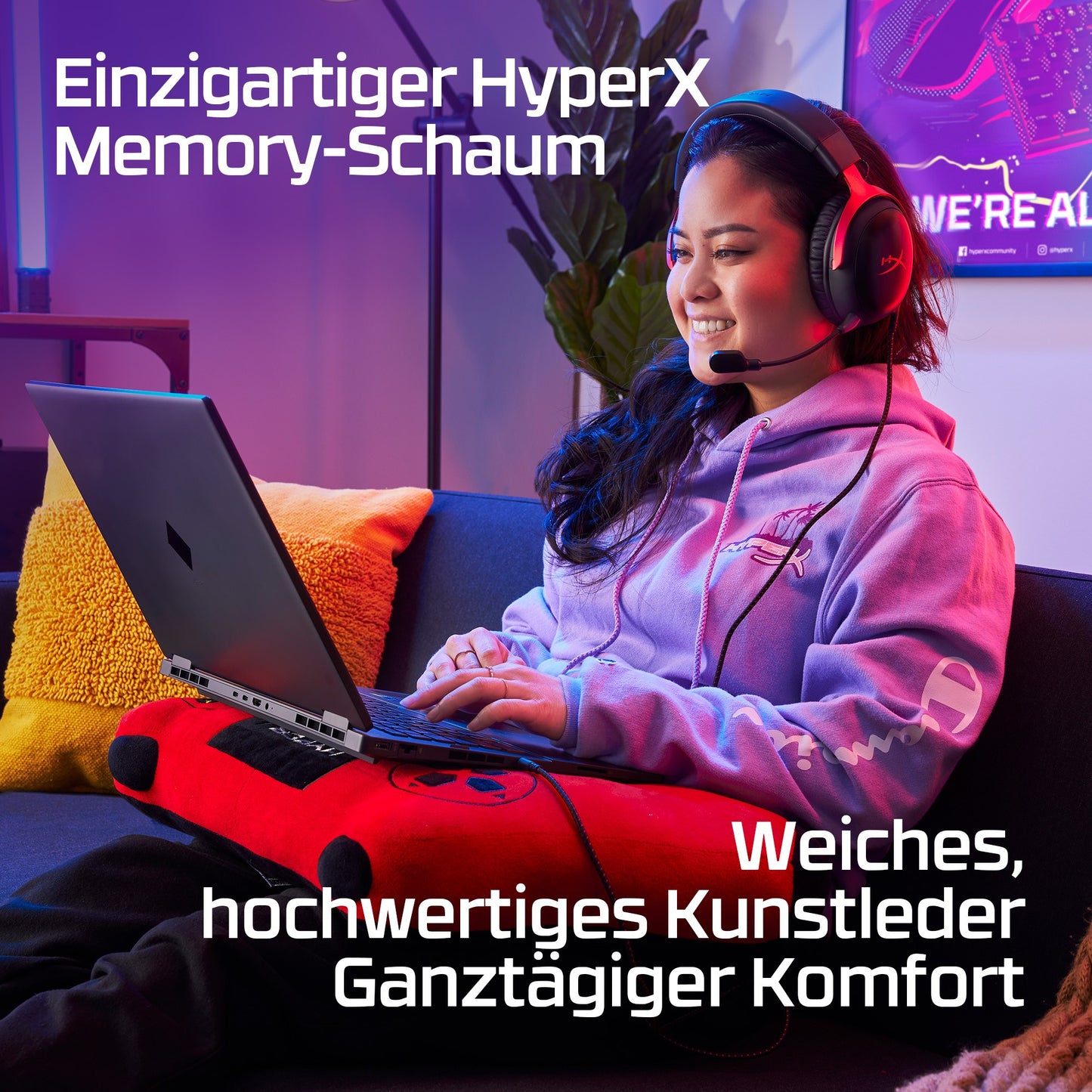 HyperX Cloud III – Gaming (schwarz) - Kabelgebunden - Gaming - 10 - 21000 Hz - 308 g - Kopfhörer - Schwarz - Headset