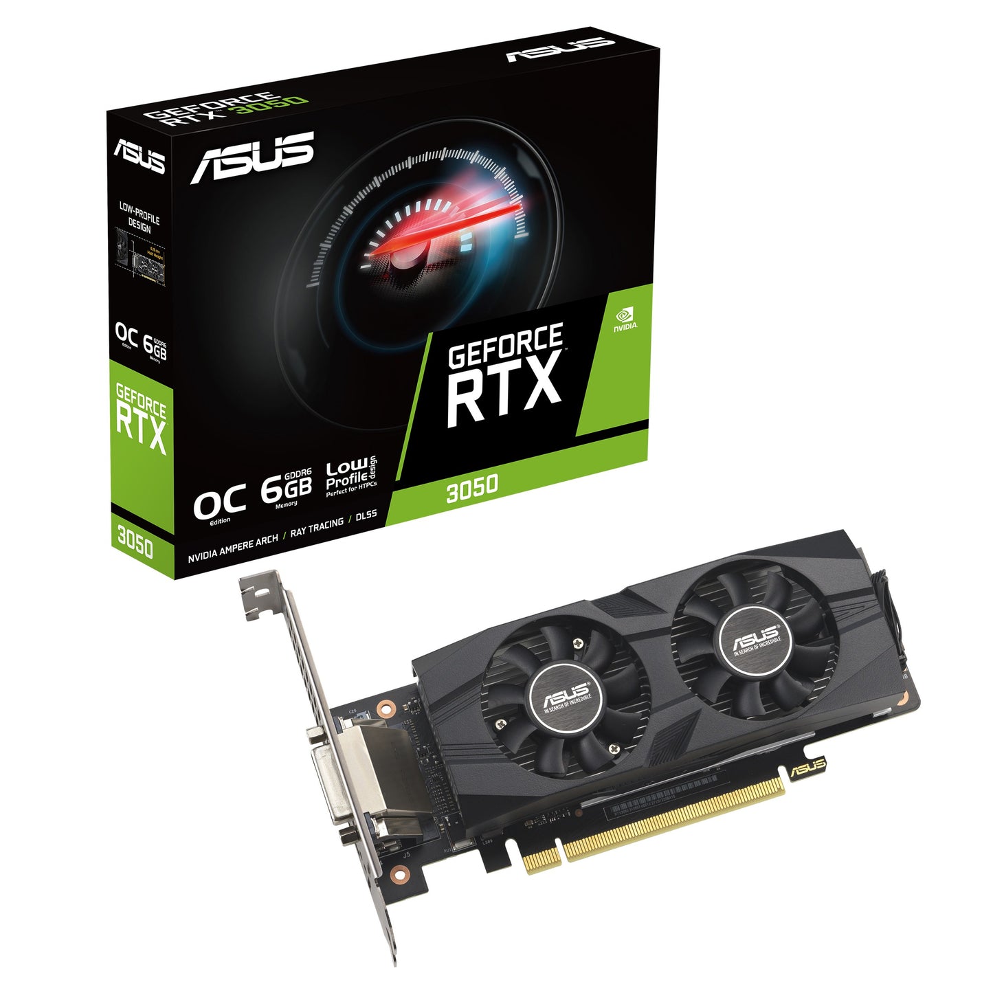 ASUS GeForce Rtx 3050 Lp Brk - Oc Edition - PCI - Grafikkarte