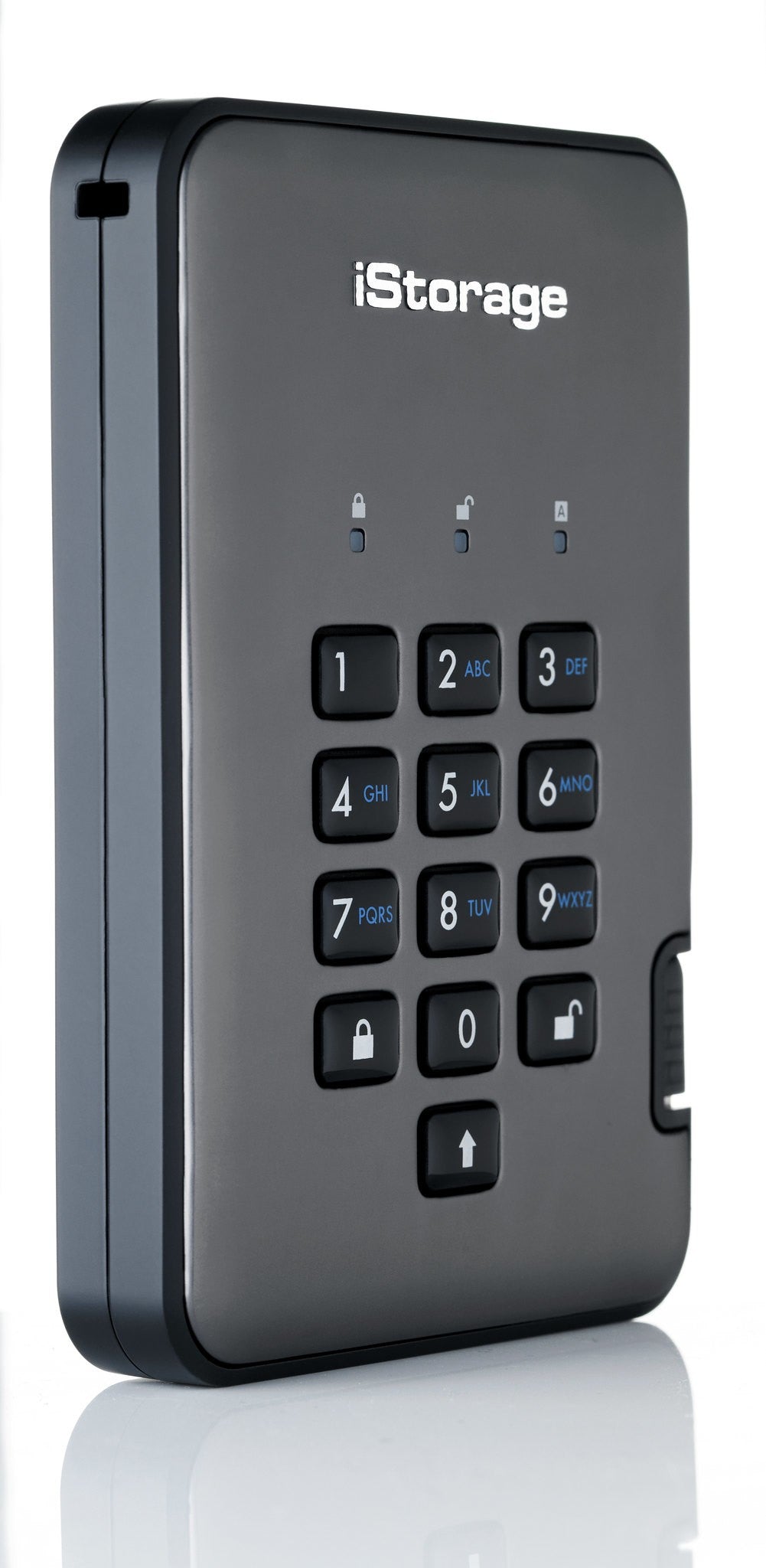 iStorage diskAshur PRO2 256 - bit 5TB USB 3.2 secure encrypted hard drive IS - DAP2 - 256 - 5000 - C - G - 5 TB - 2.5" - 3.2 Gen 1 (3.1 Gen 1) - 5400 RPM - Schwarz - Festplatte