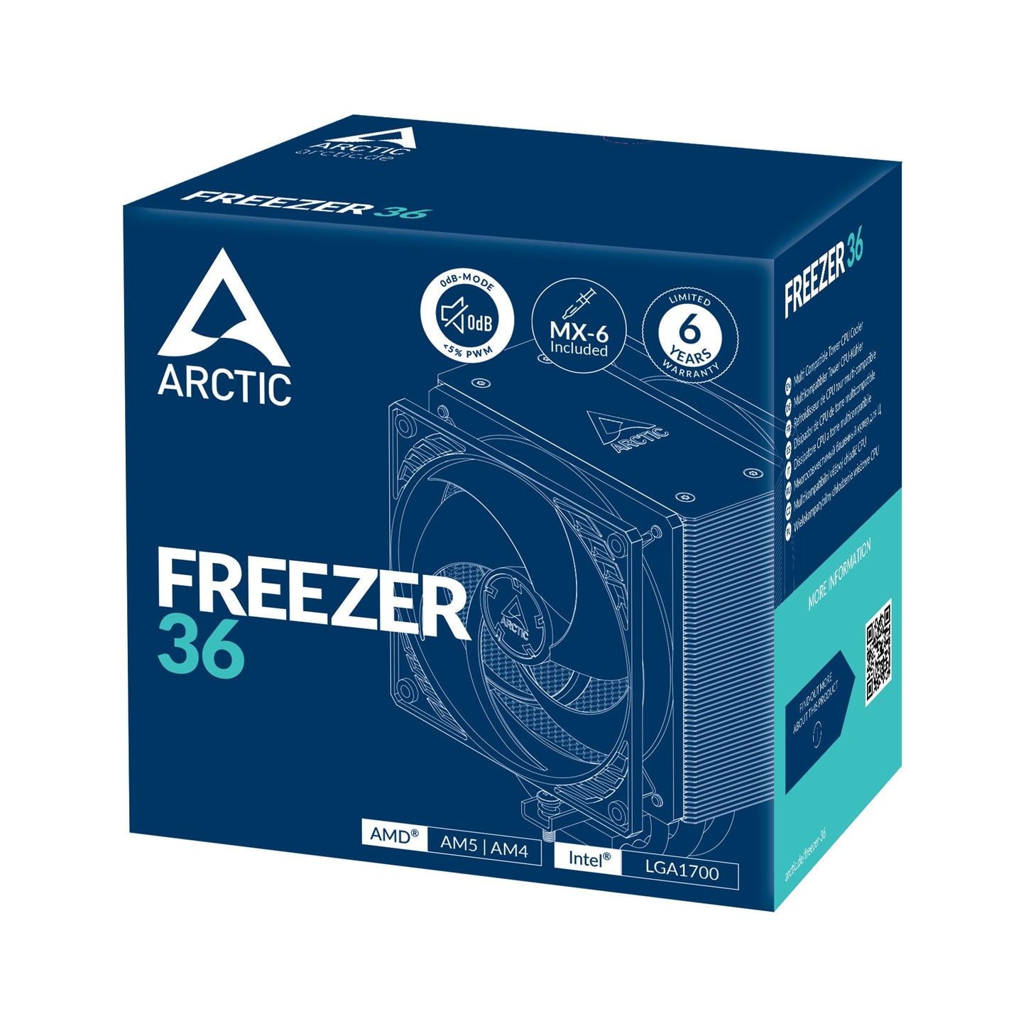 Arctic kühler Freezer 36 - CPU - AMD Sockel AM4 (Ryzen) - Kühler