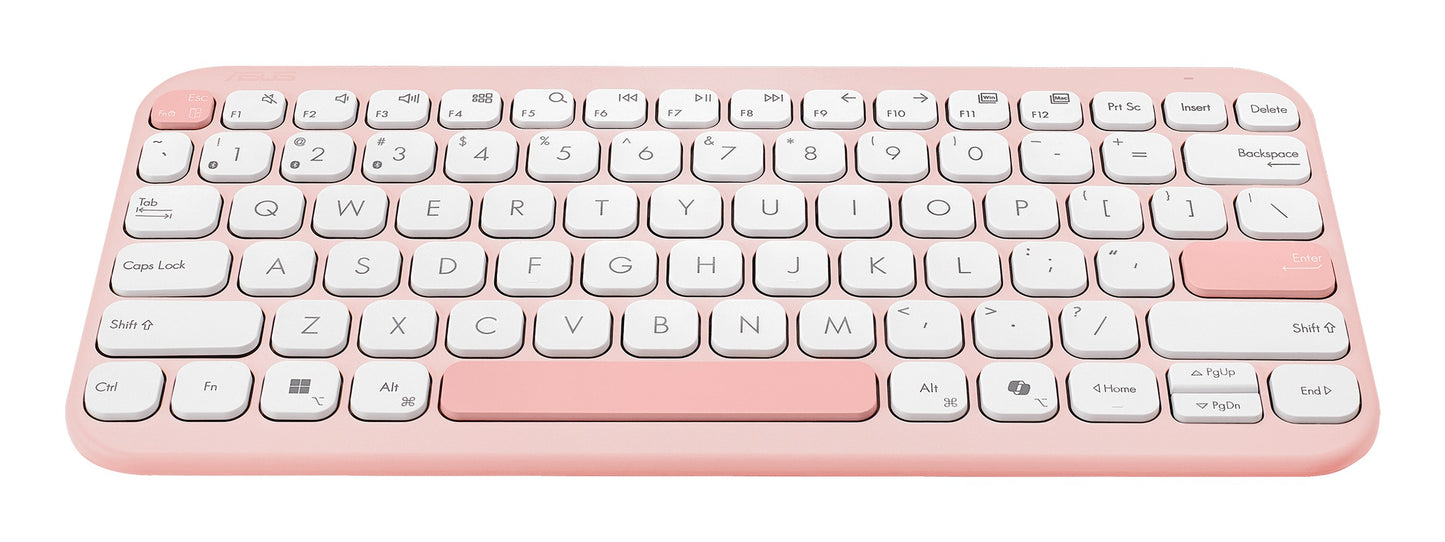 ASUS Marshmallow Tastatur Kw100 pink - 84 Tasten - Tastatur