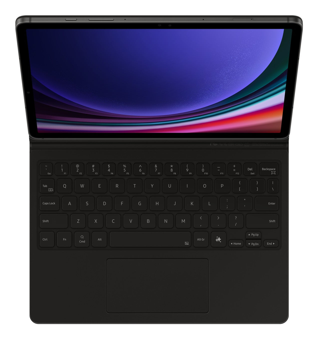 Samsung EF - DX725 Book Cover Keyboard für Galaxy Tab S9/9 FE/S10 FE lite - QWERTZ - Tastatur