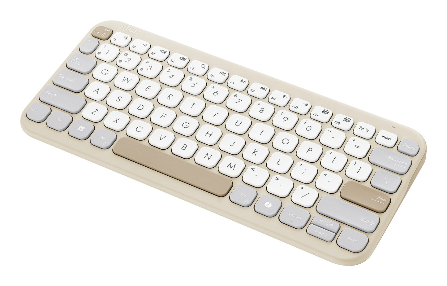 ASUS Marshmallow Tastatur Kw100 beige - 84 Tasten - Tastatur