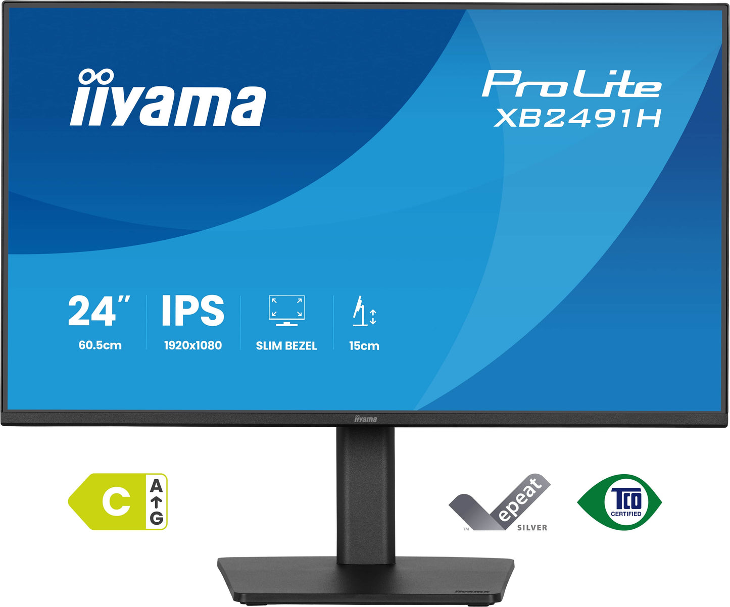 Iiyama 24iWIDE LCD IPS panel LED Bl. Adaptive Sync PivotHeight Adjust - 23,8" - Monitor