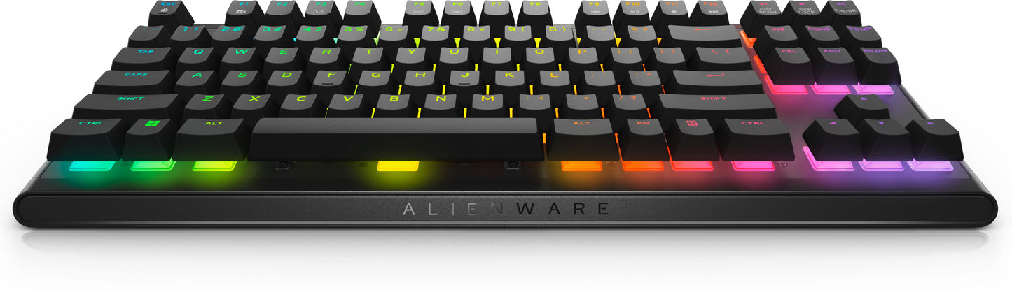 Dell Alienware AW420K - Tenkeyless (80 - 87 %) - USB - Mechanischer Switch - RGB - LED - Schwarz - Tastatur