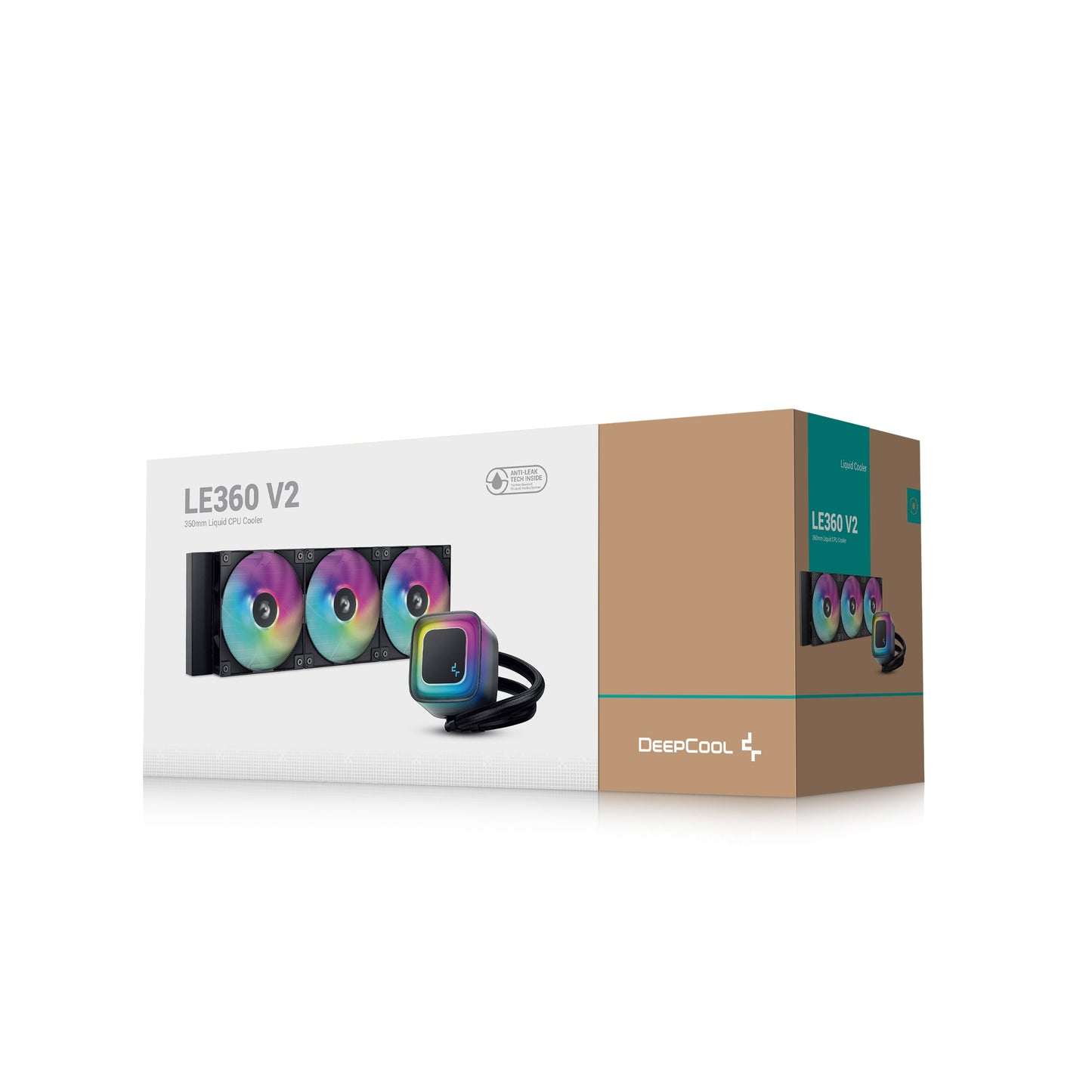 Deepcool K Cooler Wasserkühlung Le360 V2 - AMD Sockel AM4 (Ryzen) - AMD Sockel AM5 (Ryzen Zen4) - Kühler