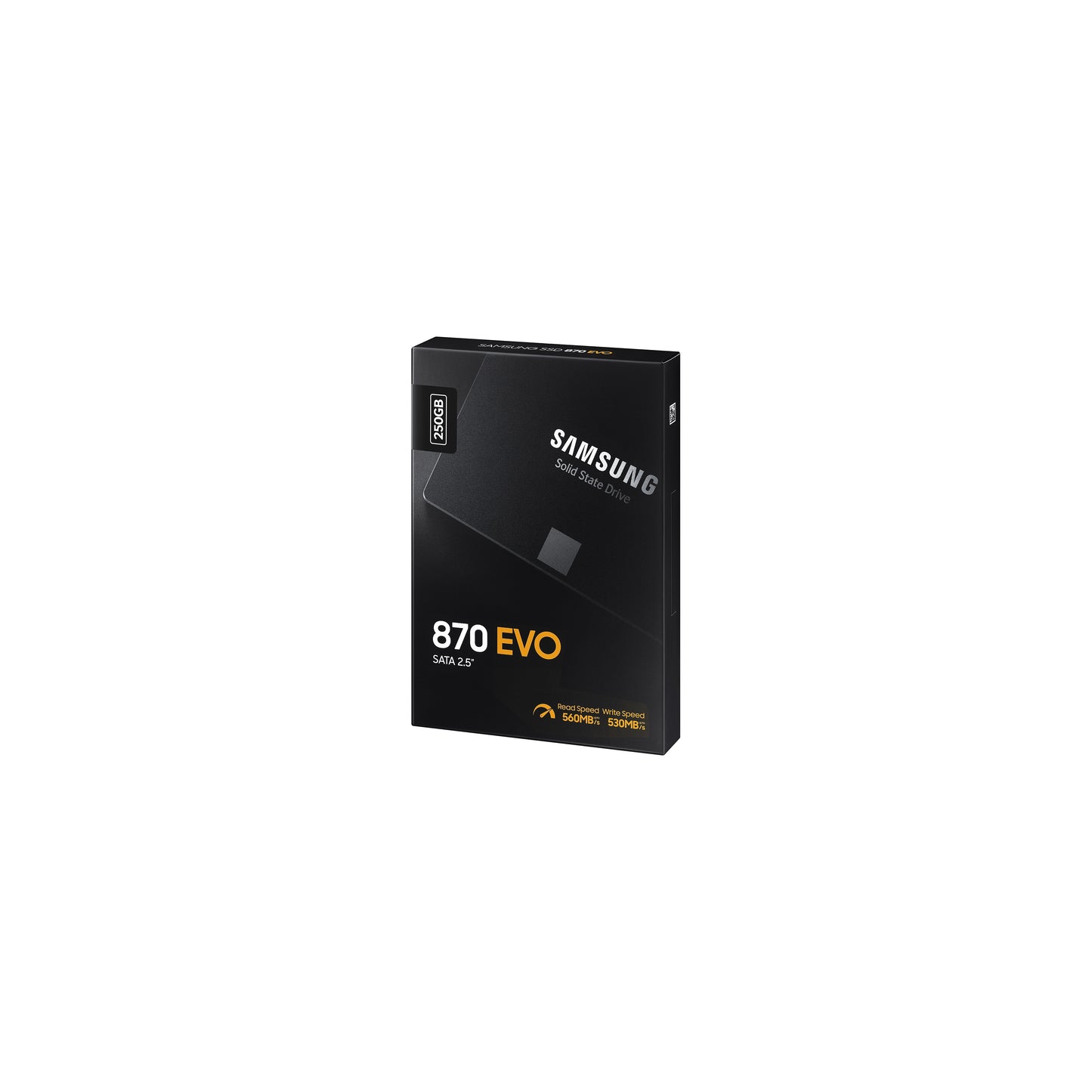 Samsung 870 EVO MZ - 77E250B - verschlüsselt - 250 GB - intern - 2.5" (6.4 c... - 2.5" SATA 6GB/s/V - NAND/MKX/560MB/s read - SSD
