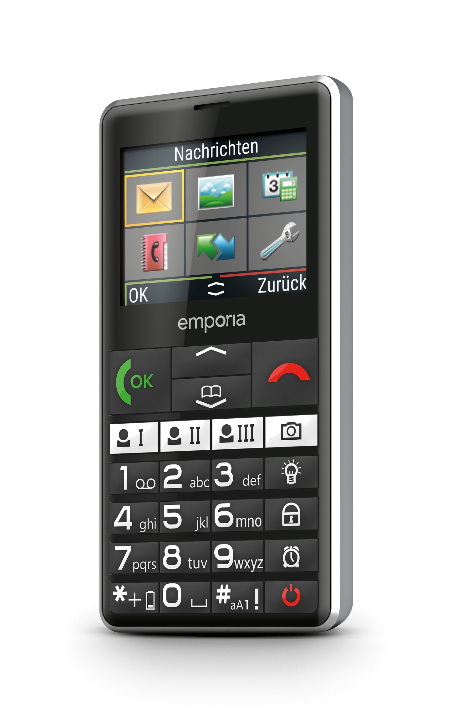 Emporia Pure LTE 2025 - black - 1.400 mAh - 5,87 cm - Mobiltelefon