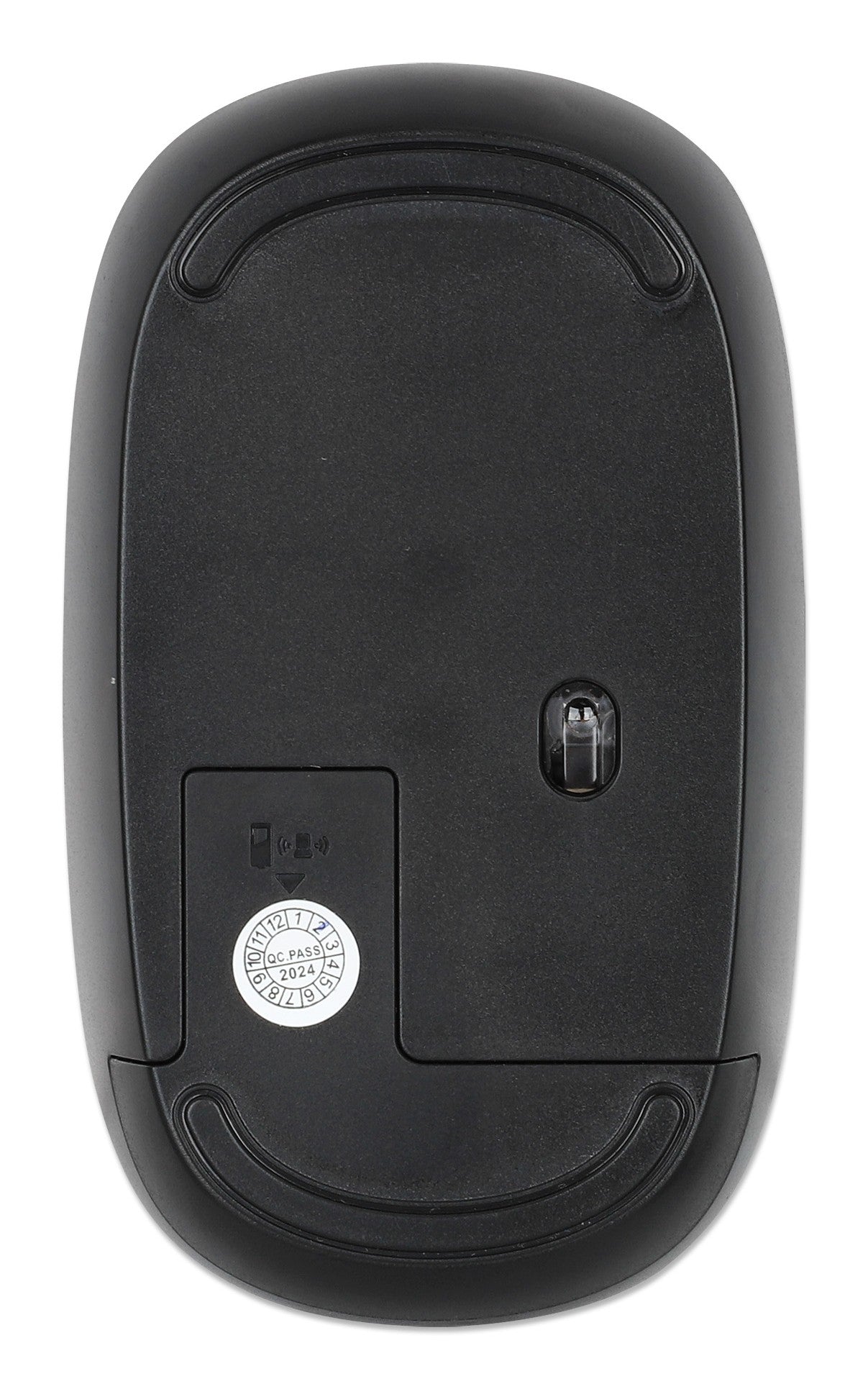 Manhattan MW3050 Kabellose USB Mausrad schwarz - 1.200 dpi - Maus