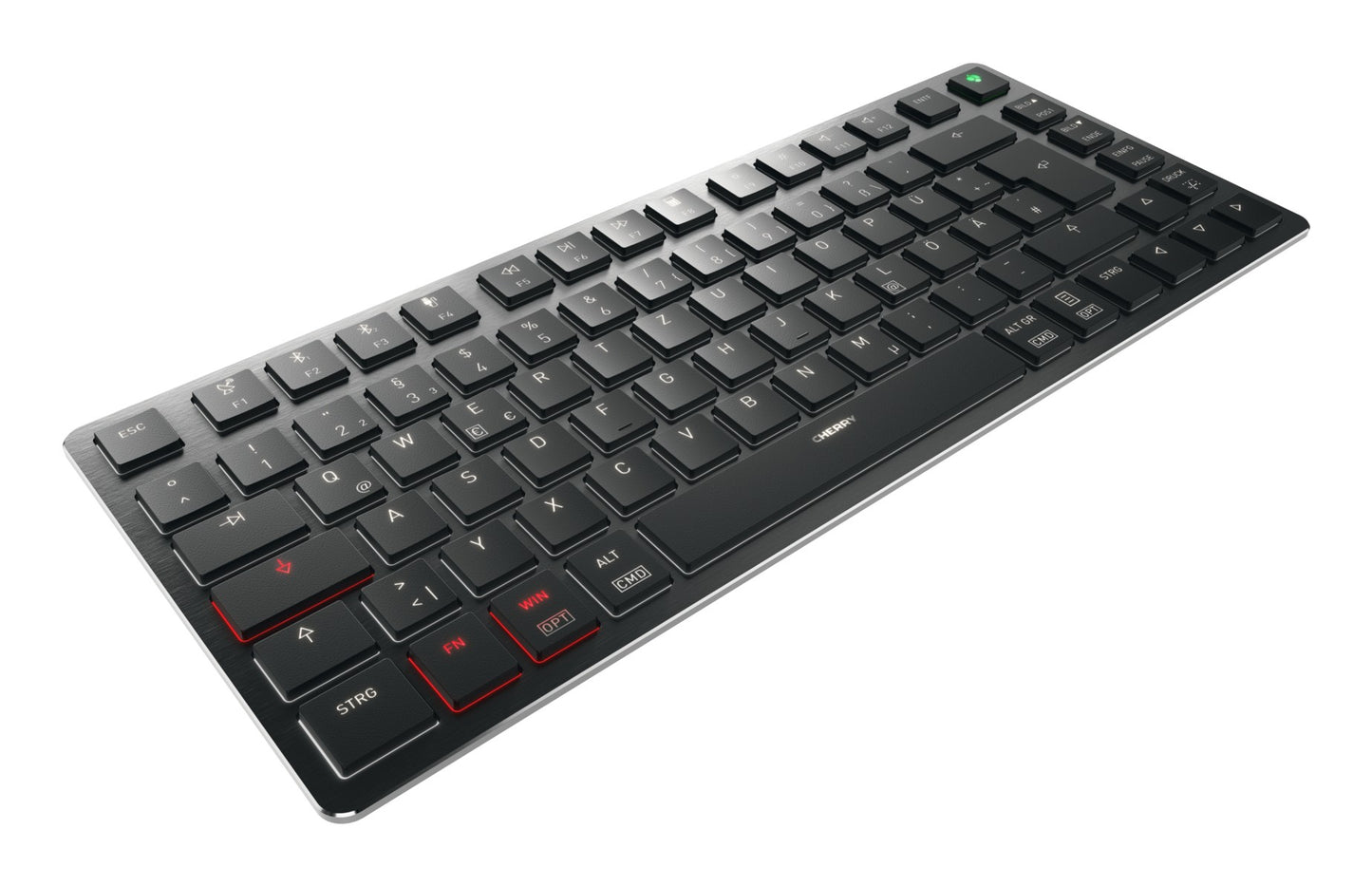 Cherry Kw X Ulp 2.0 Mini Keyboard black 2.4GHz BT5.2 QWERTZ DE - 84 Tasten - Tastatur