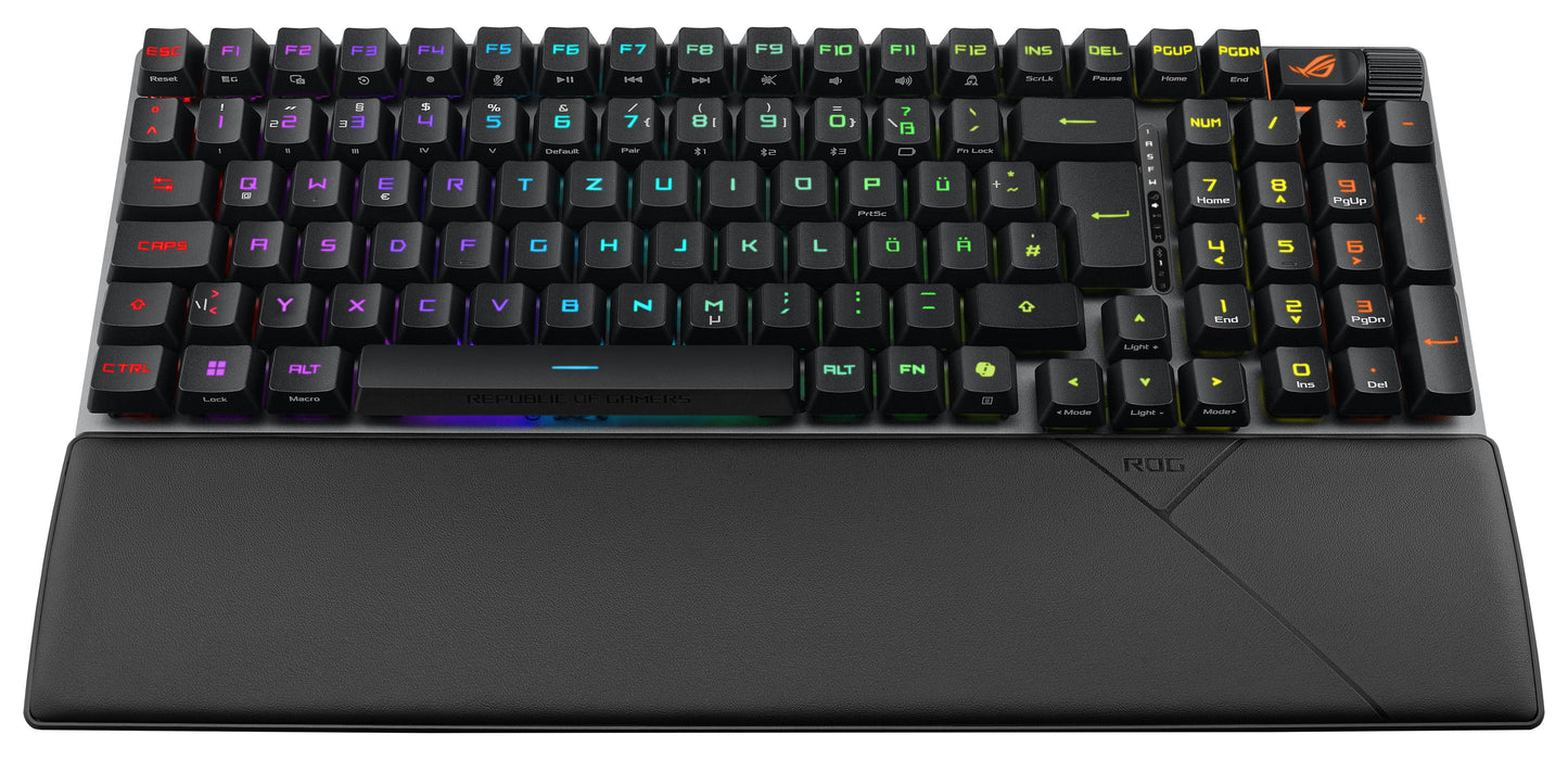 ASUS Tastatur Rog Strix Scope Ii 96 Rx Wireless BLK - Optisch - Tastatur