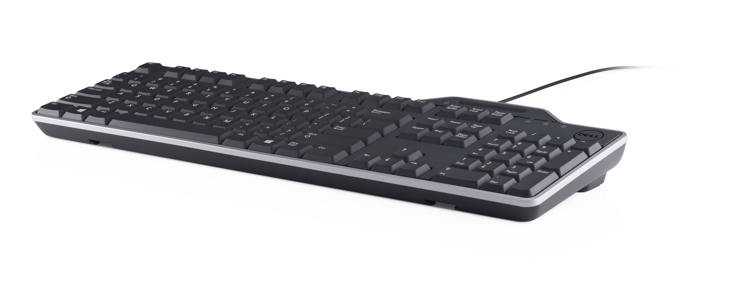 Dell Pro - Smartcard – KB813 - US international (QWERTY) - Volle Größe (100%) - Kabelgebunden - USB - QWERTY - Schwarz - Tastatur