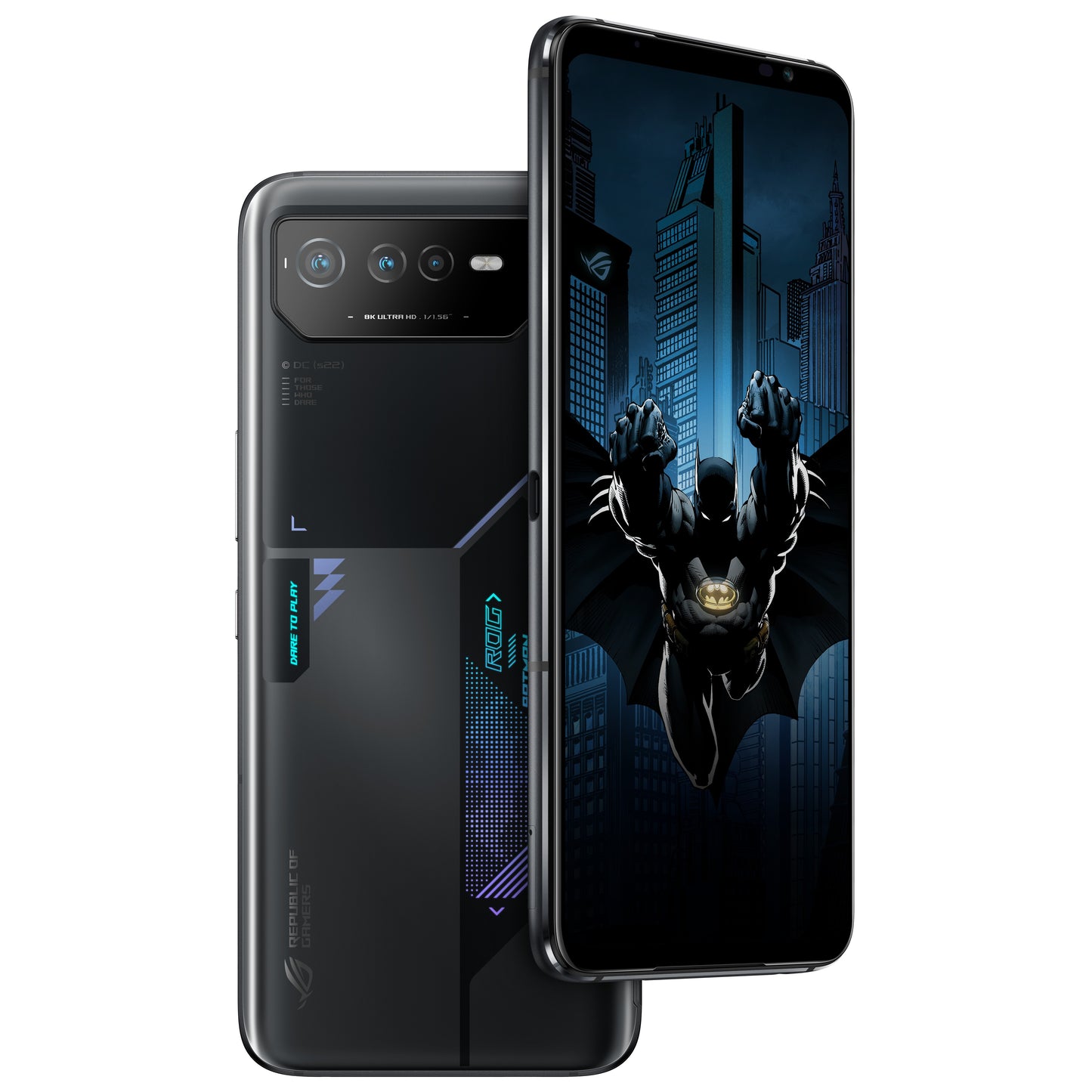 ASUS ROG Phone 6 AI2203 - 5B028E1 - 17,2 cm (6.78") - 12 GB - 256 GB - 50 MP - Android 12 - Schwarz - Mobiltelefon
