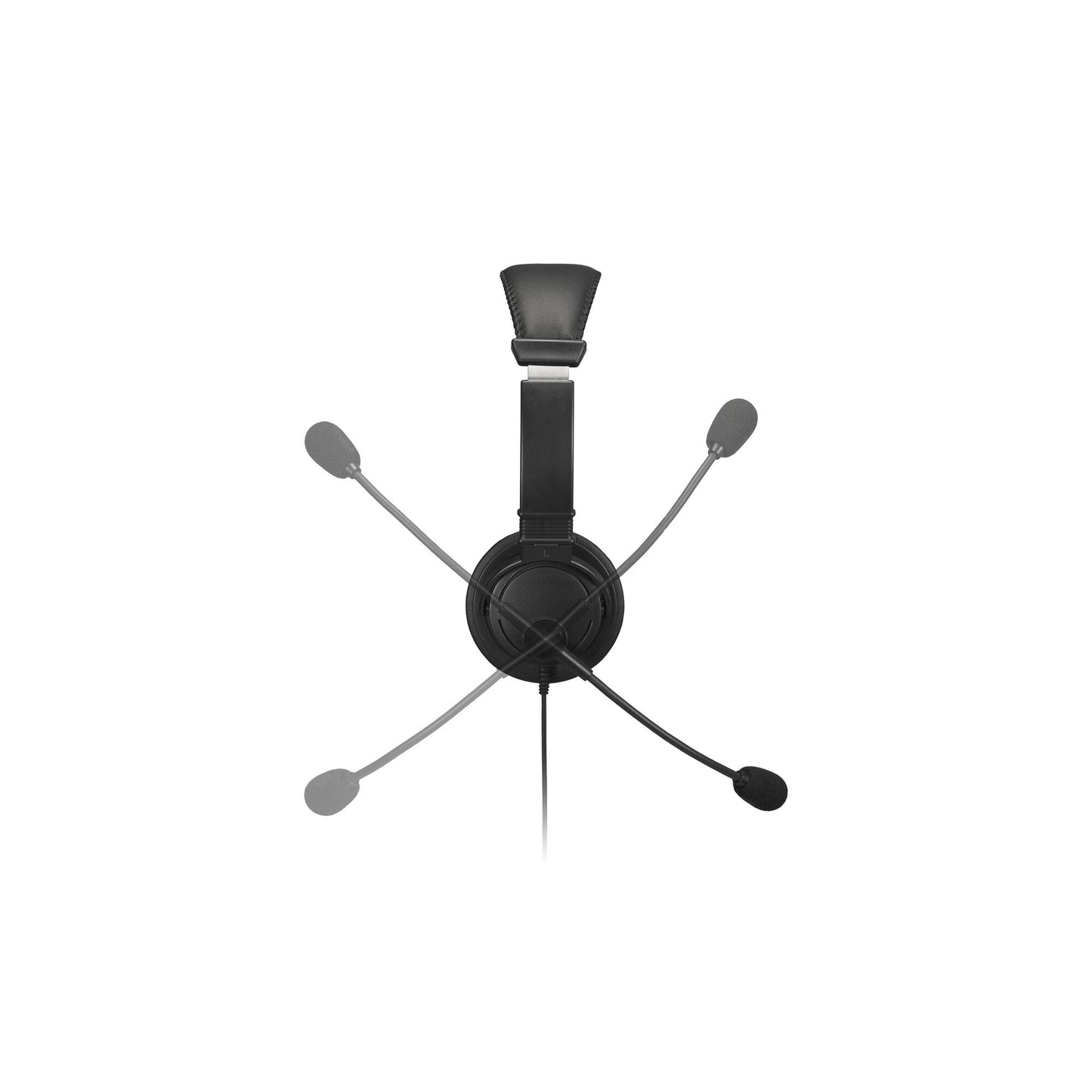 Kensington Classic USB - A Headset mit Mikrofon und Lautstärkeregler - Kabelgebunden - Büro/Callcenter - Schwarz - Kopfhörer