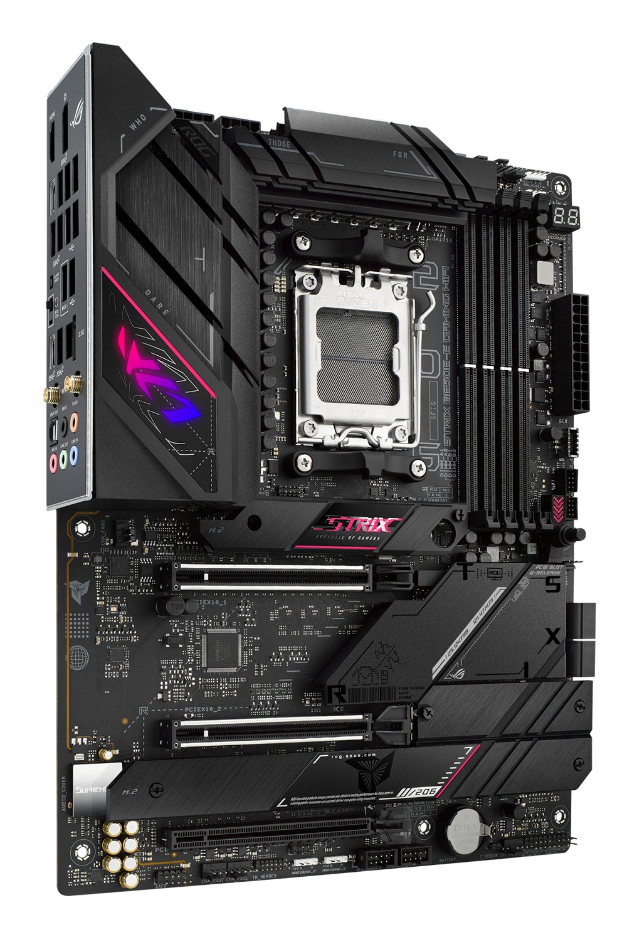 ASUS ROG STRIX B650E - E GAMING WIFI - AMD - Sockel AM5 - AMD Ryzen 7000 Series - Sockel AM5 - DDR5 - SDRAM - 128 GB - Mainboard