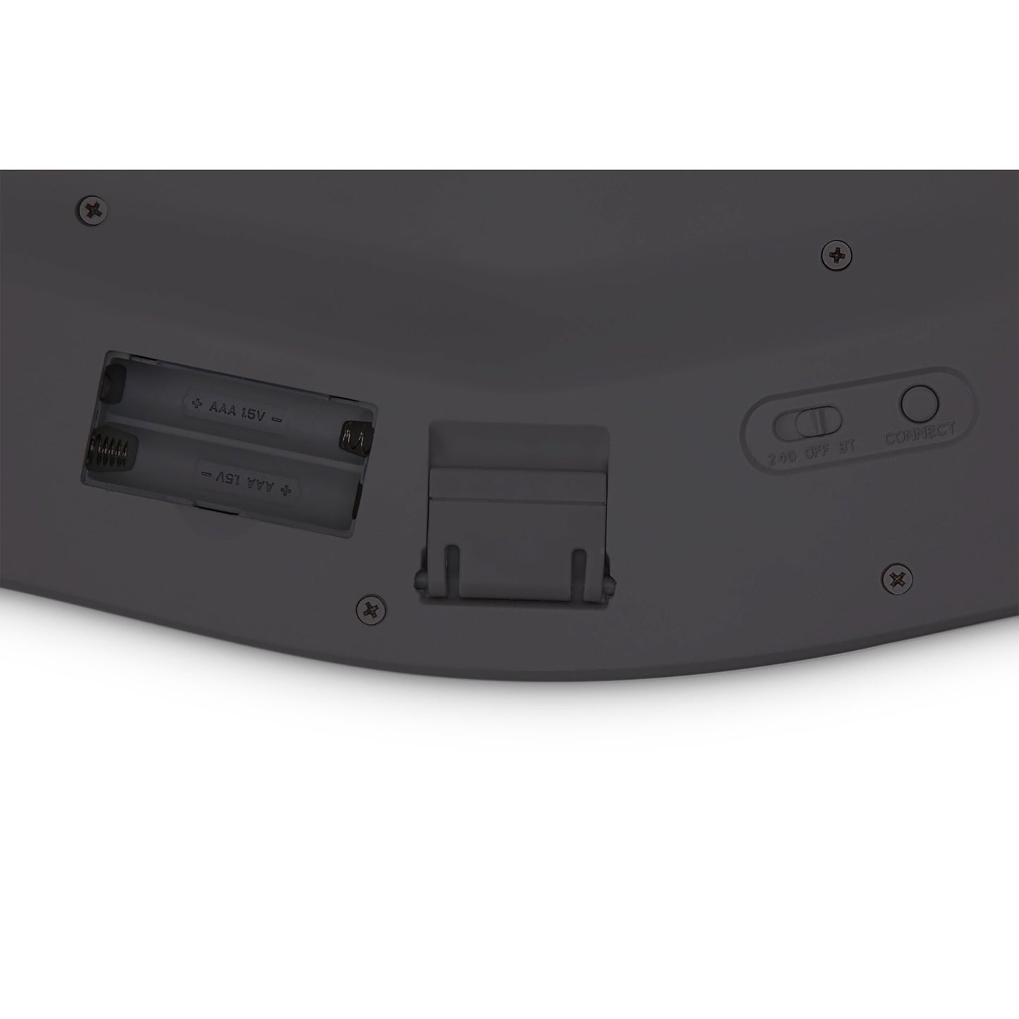 Kensington Pro Fit Ergo - kabellos (schwarz) - Volle Größe (100%) - Kabellos - Bluetooth - QWERTZ - Schwarz - Tastatur