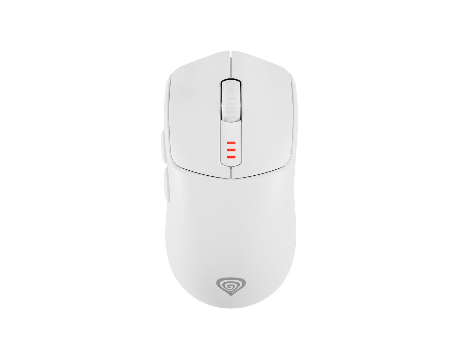natec Gaming Maus Zircon 500 kabellos weiß - 10.000 dpi - Maus