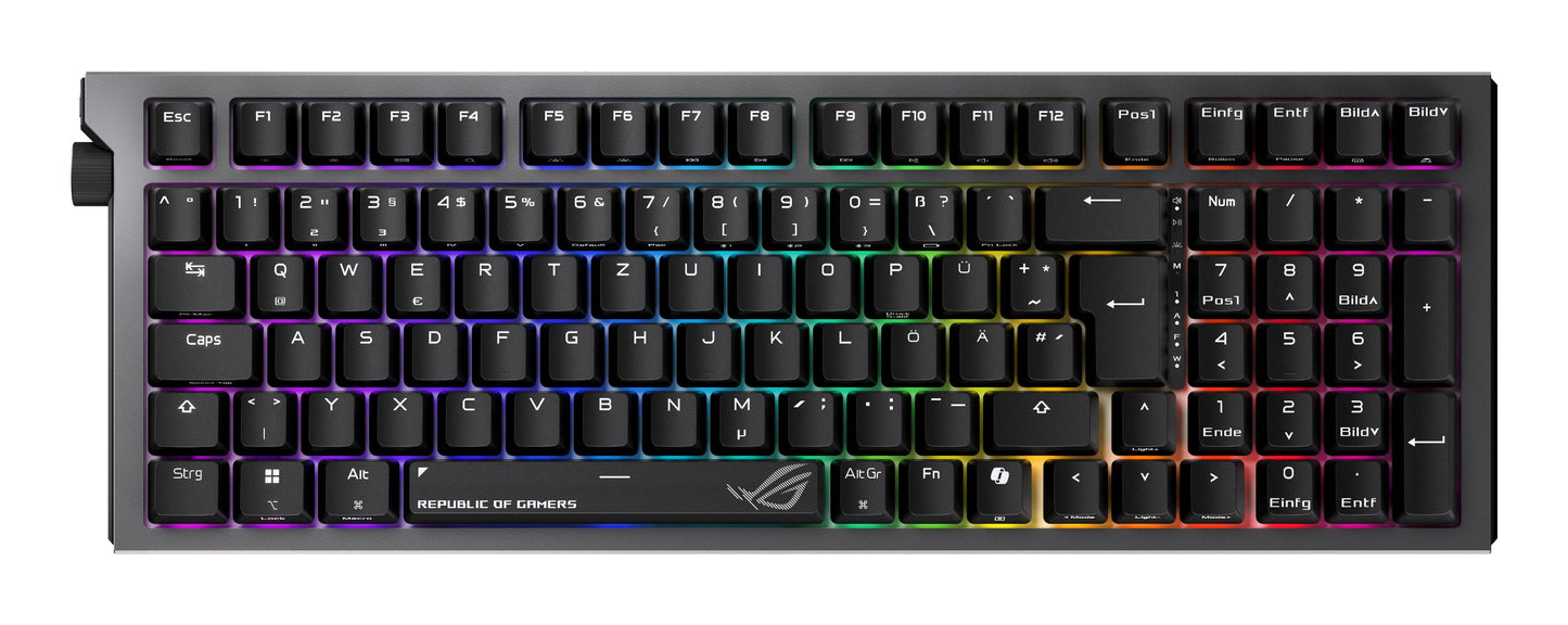 ASUS ROG Strix Morph 96 WL Gaming kabellos Bluetooth Hot - Swap - faehig NX - Tastatur