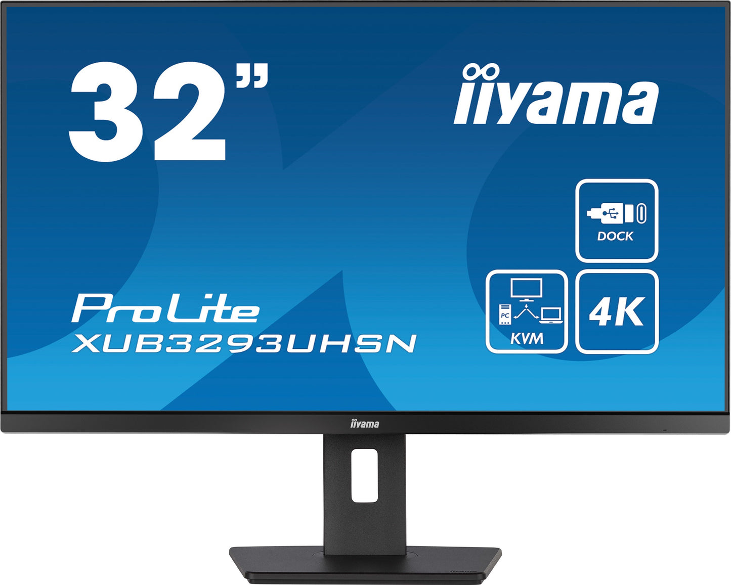 Iiyama ProLite XUB3293UHSN - B5 - 80 cm (31.5") - 3840 x 2160 Pixel - 4K Ultra HD - LCD - 4 ms - Schwarz - Monitor