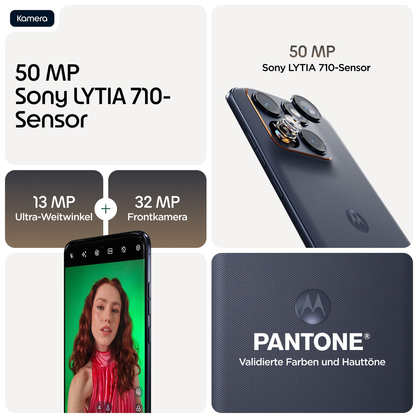 Motorola MOTO Edge 70 Fusion 8+ - Mobiltelefon - 256 GB