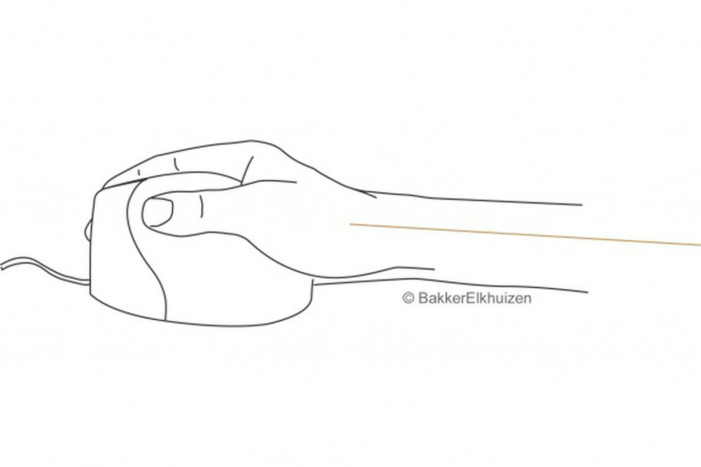 Bakker Evoluent Vertical Mouse - optisch - Maus
