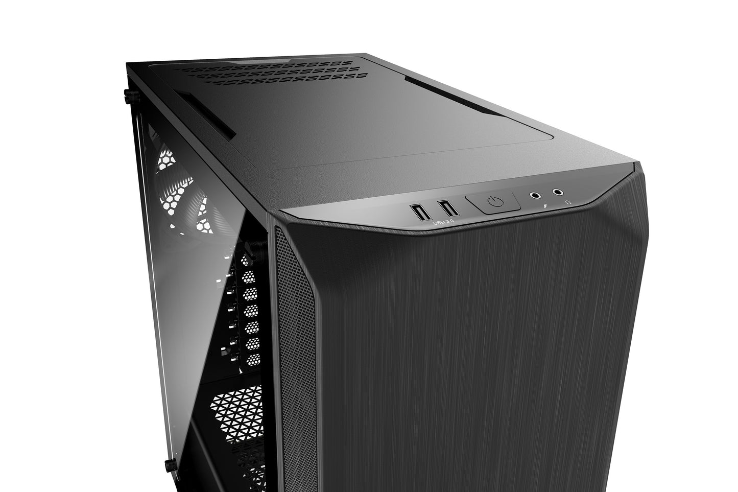 Be Quiet! BGW34 - Midi Tower - PC - Schwarz - ATX - Mini - ATX - Mini - ITX - ABS Synthetik - Stahl - Gehärtetes Glas - 36,9 cm - Gehäuse