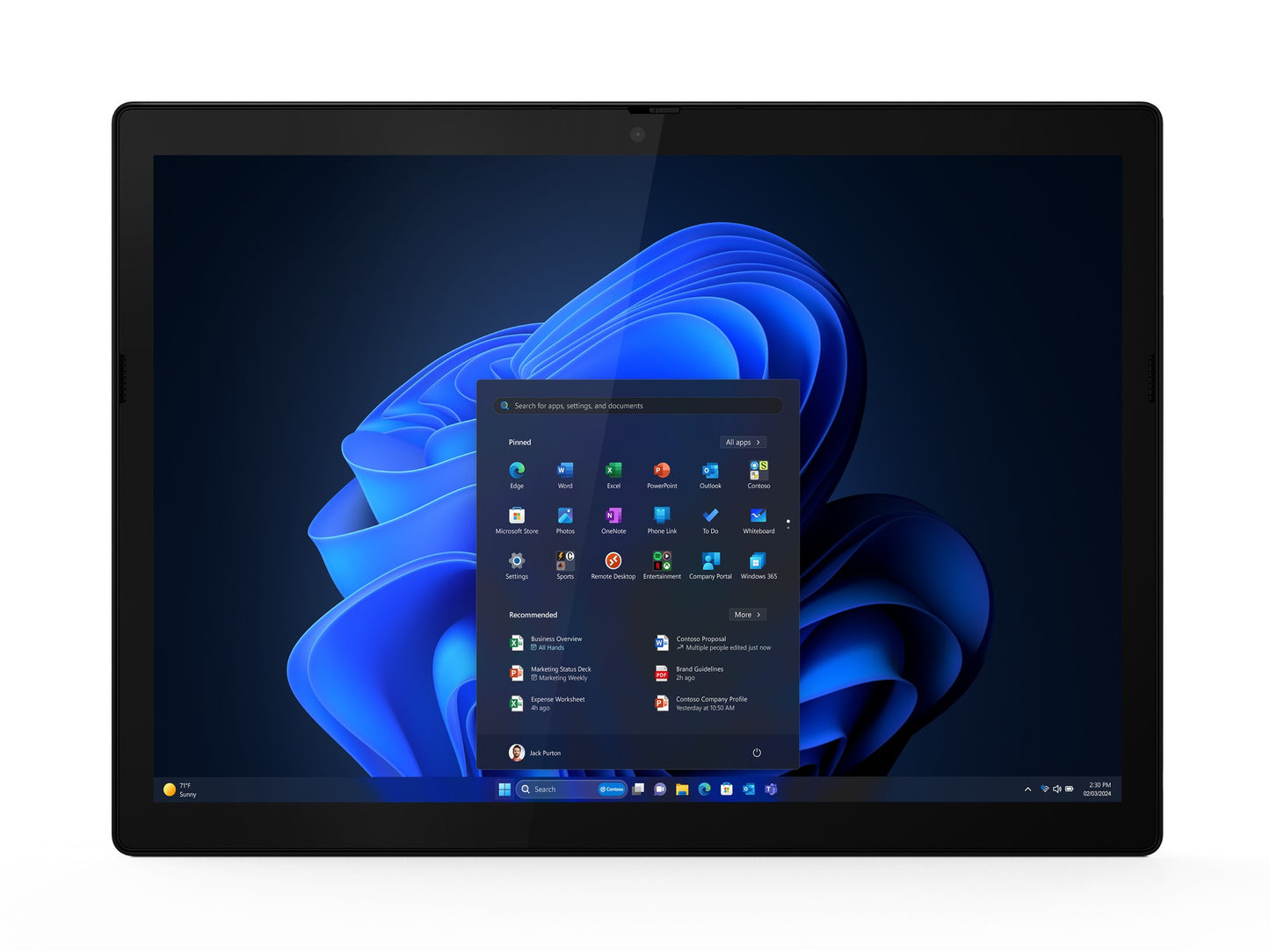 Lenovo ThinkPad X12 - 12,3" Notebook - Core Ultra 7 1,1 GHz 31,2 cm - Notebook
