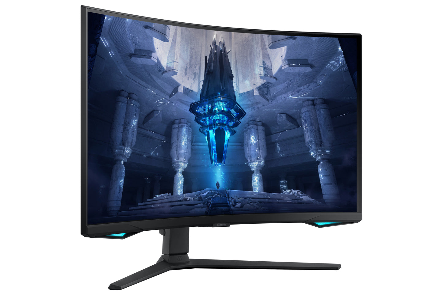 Samsung G75NB - 81,3 cm (32") - 3840 x 2160 Pixel - 4K Ultra HD - LED - 1 ms - Schwarz - Monitor