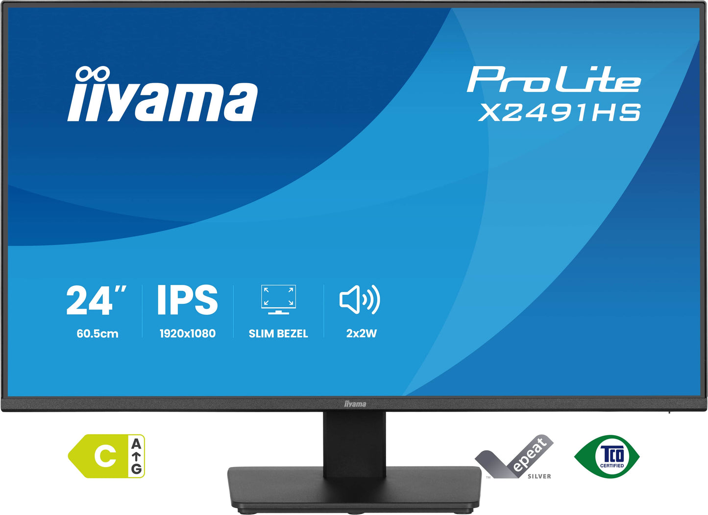 Iiyama 24iWIDE LCD IPS panel LED Bl. Adaptive Sync 350 cd/m1500 1 Static - 23,8" - Monitor