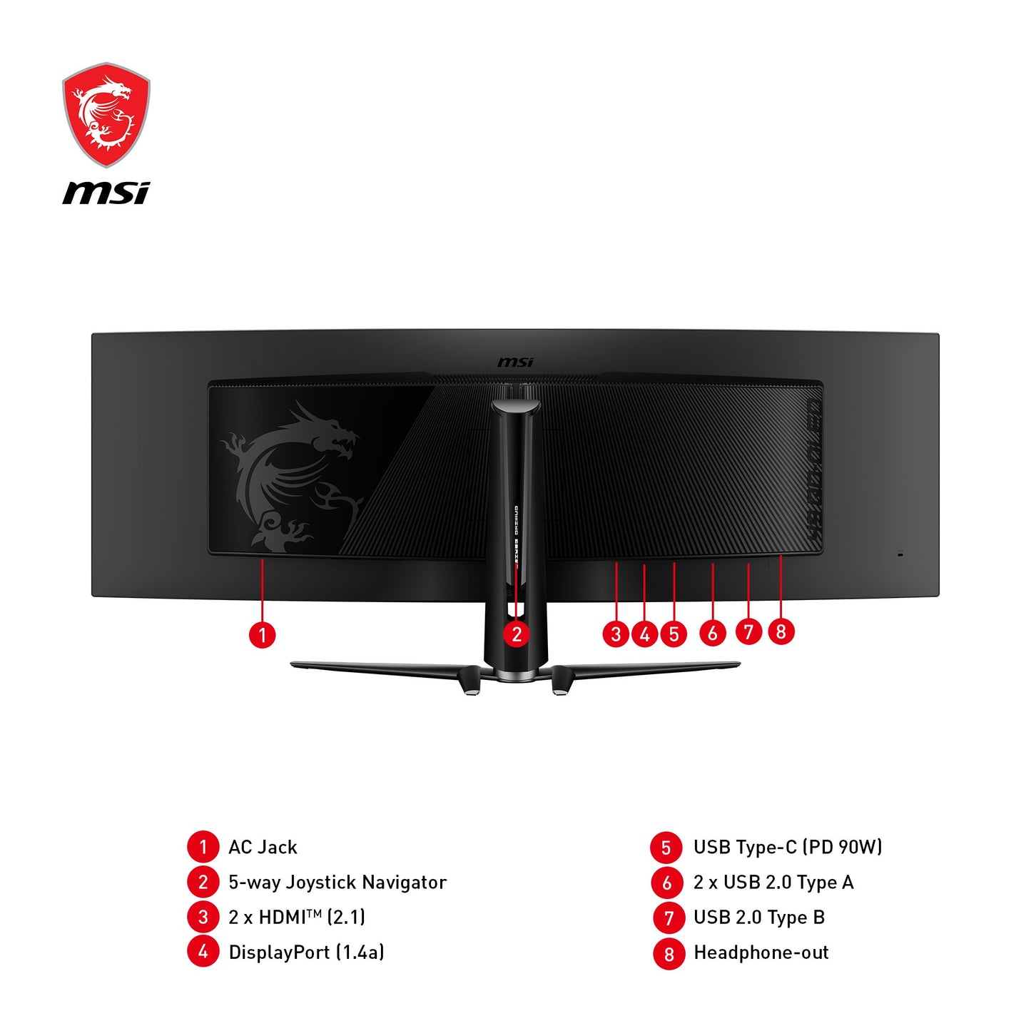 MSI MPG 491CQPDE QD - OLED Gaming - 124,5 cm - Monitor