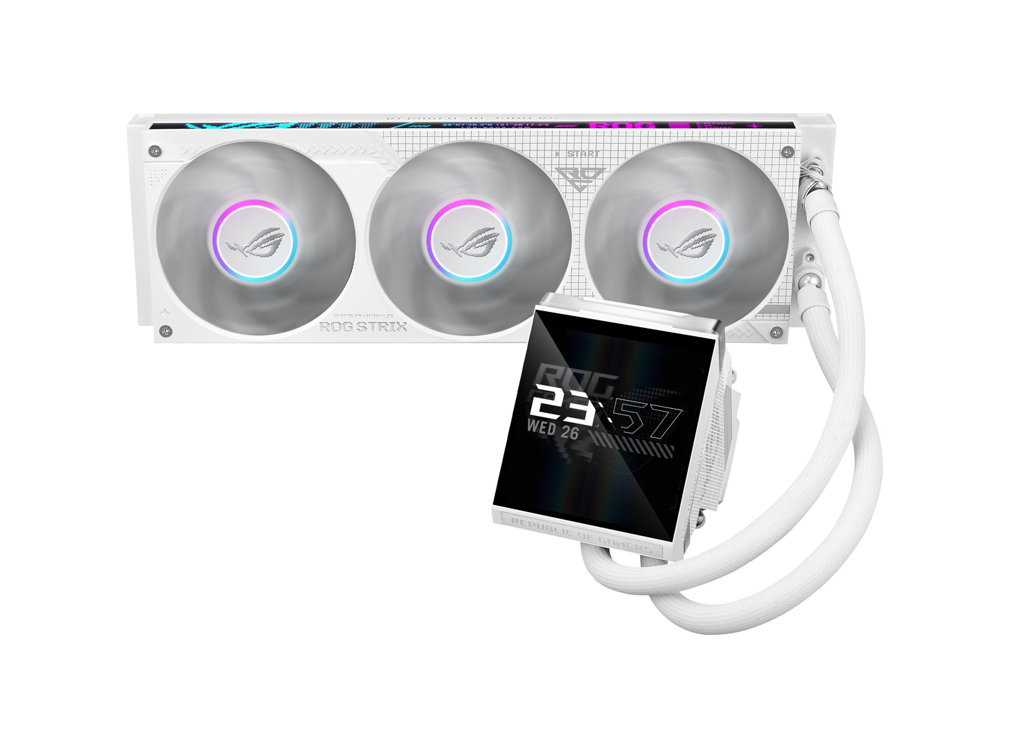 ASUS ROG STRIX LC IV 360 ARGB LCD WHITE - Kühler