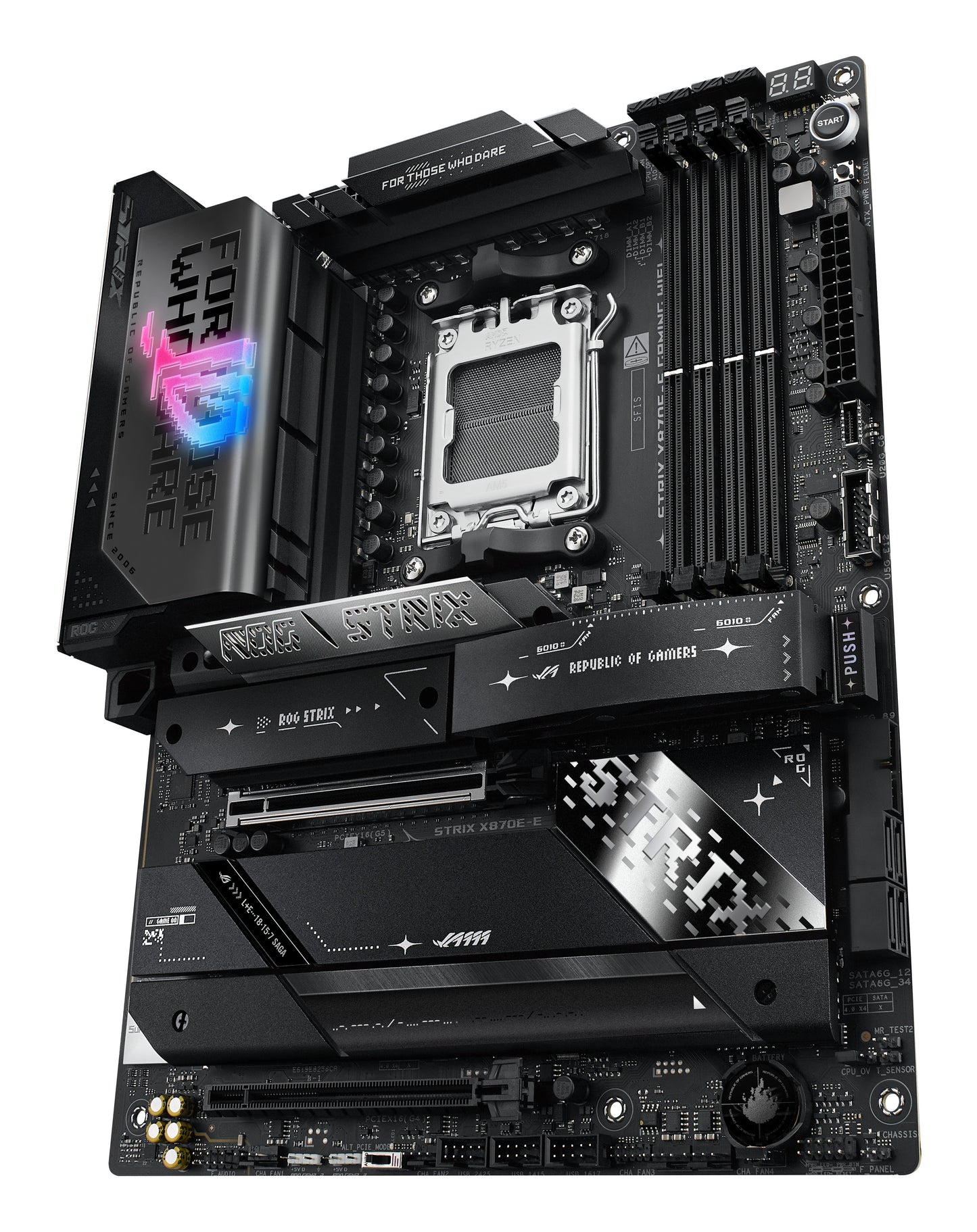 ASUS ROG STRIX X870E - E GAMING WIFI - Motherboard - ATX - Socket AM5 - AMD X870E... - AMD Sockel AM5 (Ryzen Zen4) - Mainboard