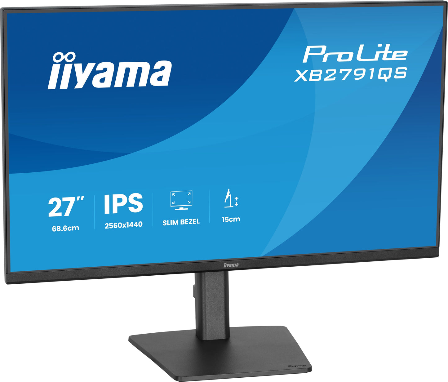 Iiyama ProLite XB2791QS - B1 - LED - 27" - QHD a - IPS - 68,6 cm - Monitor