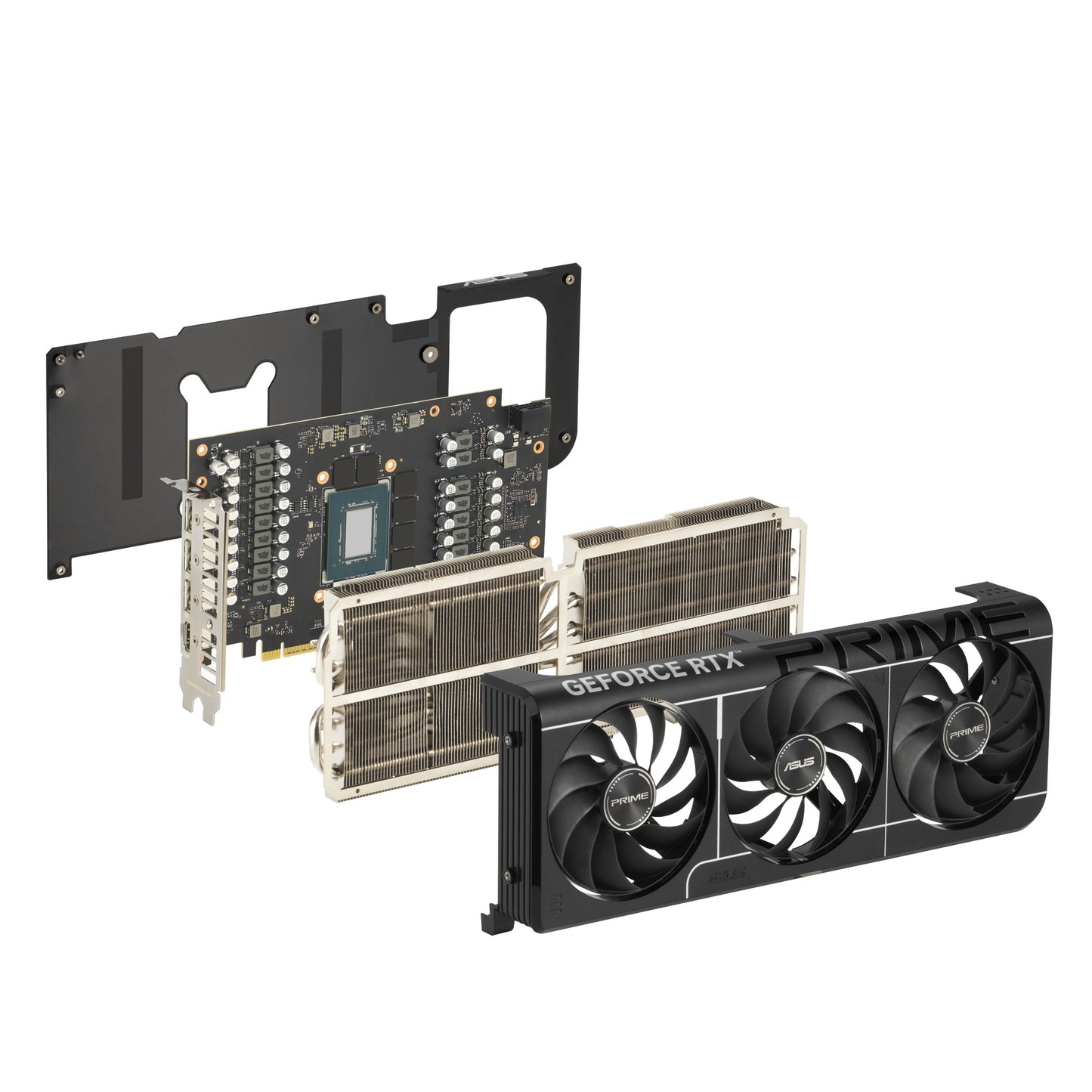 ASUS Prime GeForce RTX 5080 EVO OC Edition GDDR7 Graphics Card PCIe 5.0 HDMI DP 2 - PCI - Grafikkarte