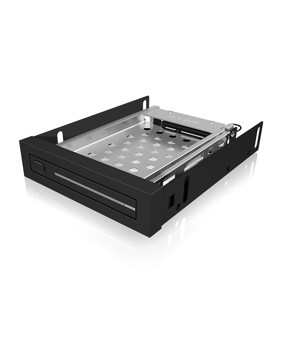 ICY BOX IB - 2216StS - 1bay 2.5" SATA Wechselrahmen - 1x 2,5" SATA HDD zu 1x SATA Host - schwarz - 8,89 cm (3.5") - Speicherlaufwerkbehälter - Schwarz - 2.5" - SATA - SATA II - Aluminium - Kunststoff - Gehäuse