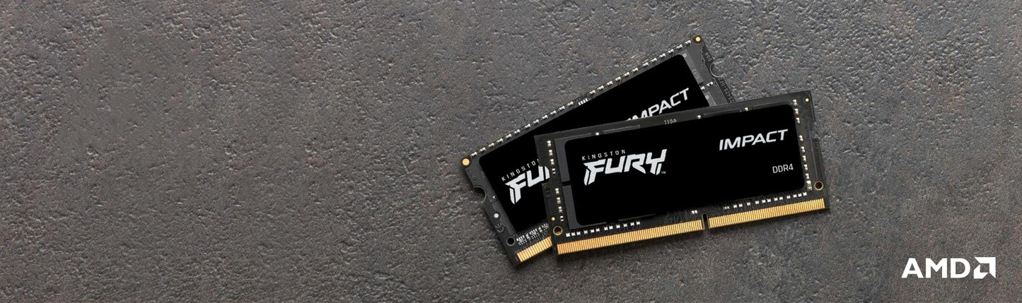 Kingston FURY 32GB 3200MT/s DDR4 CL20 SODIMM (Kit of 2) Impact - 32 GB - 2 x 16 GB - DDR4 - 260 - pin SO - DIMM - Arbeitsspeicher