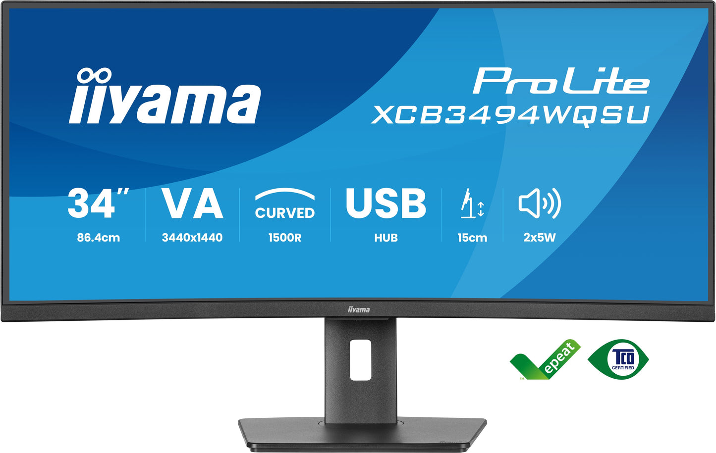 Iiyama ProLite XCB3494WQSU - B1 34" - 86,4 cm - Monitor